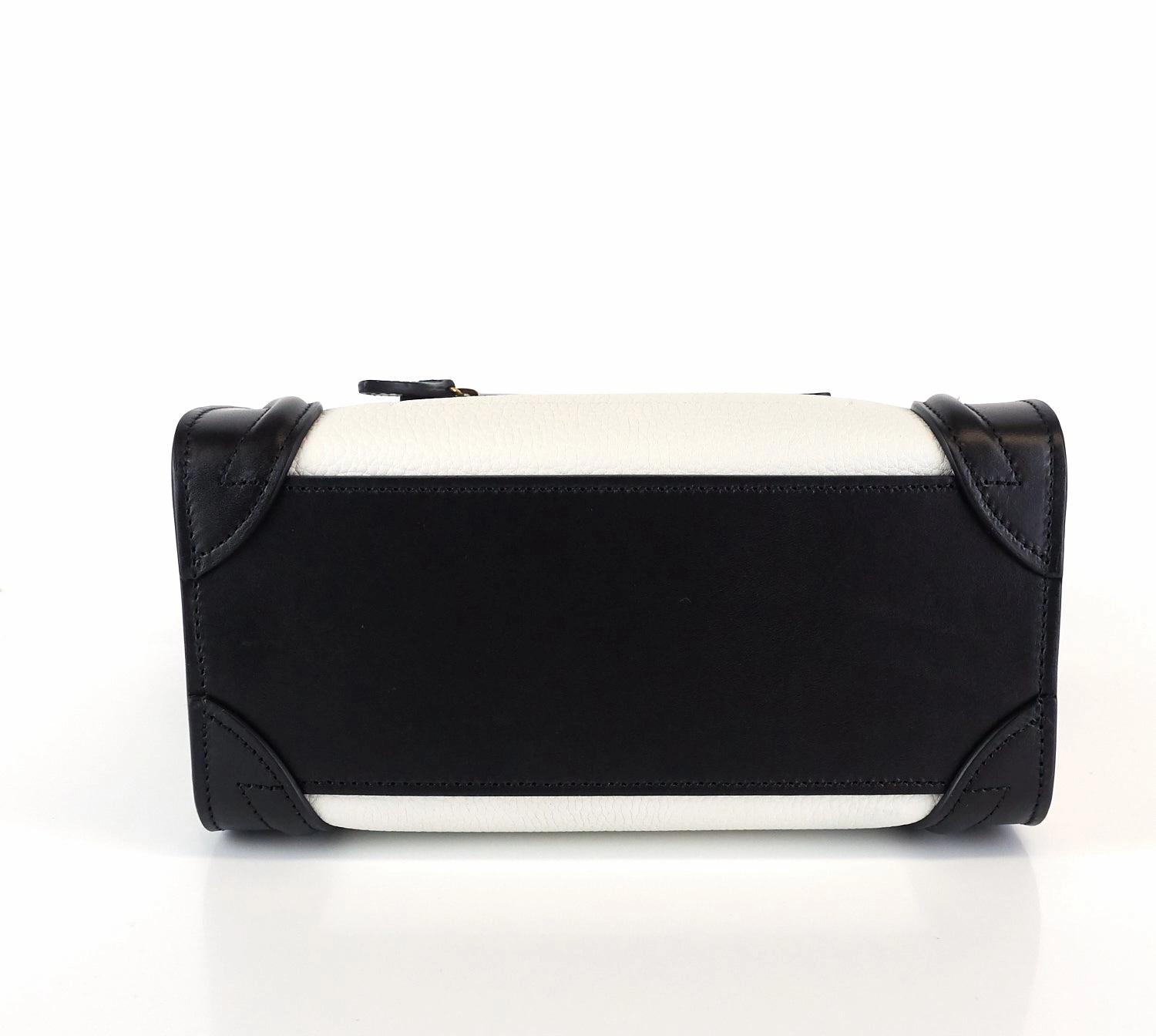 Calf Leather and Suede Tricolour Nano Luggage Bag