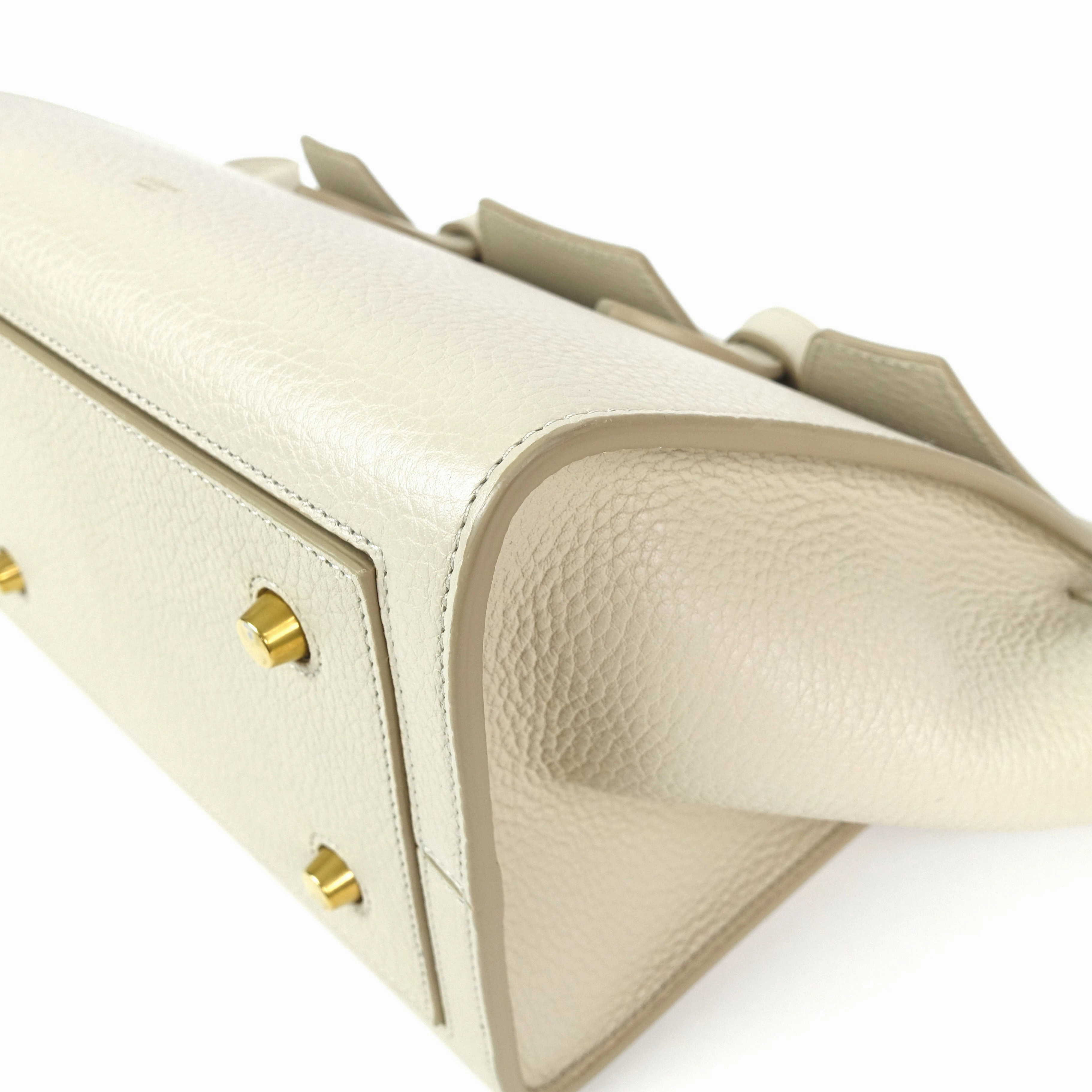 Calf Leather Knotted Handles Bag