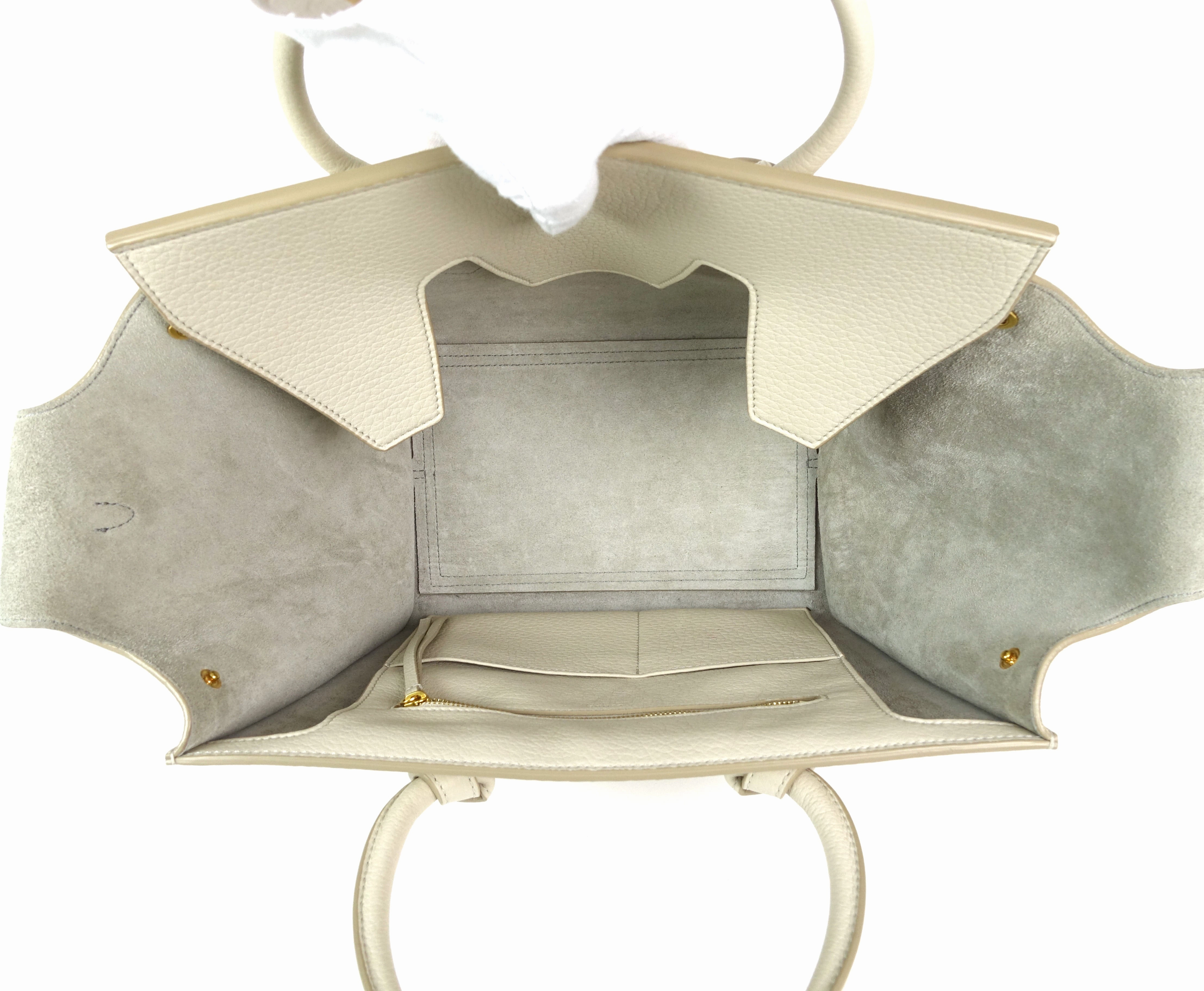 Calf Leather Knotted Handles Bag