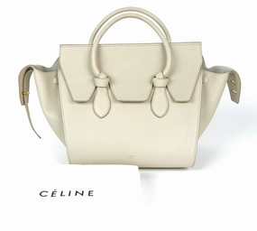Calf Leather Knotted Handles Bag