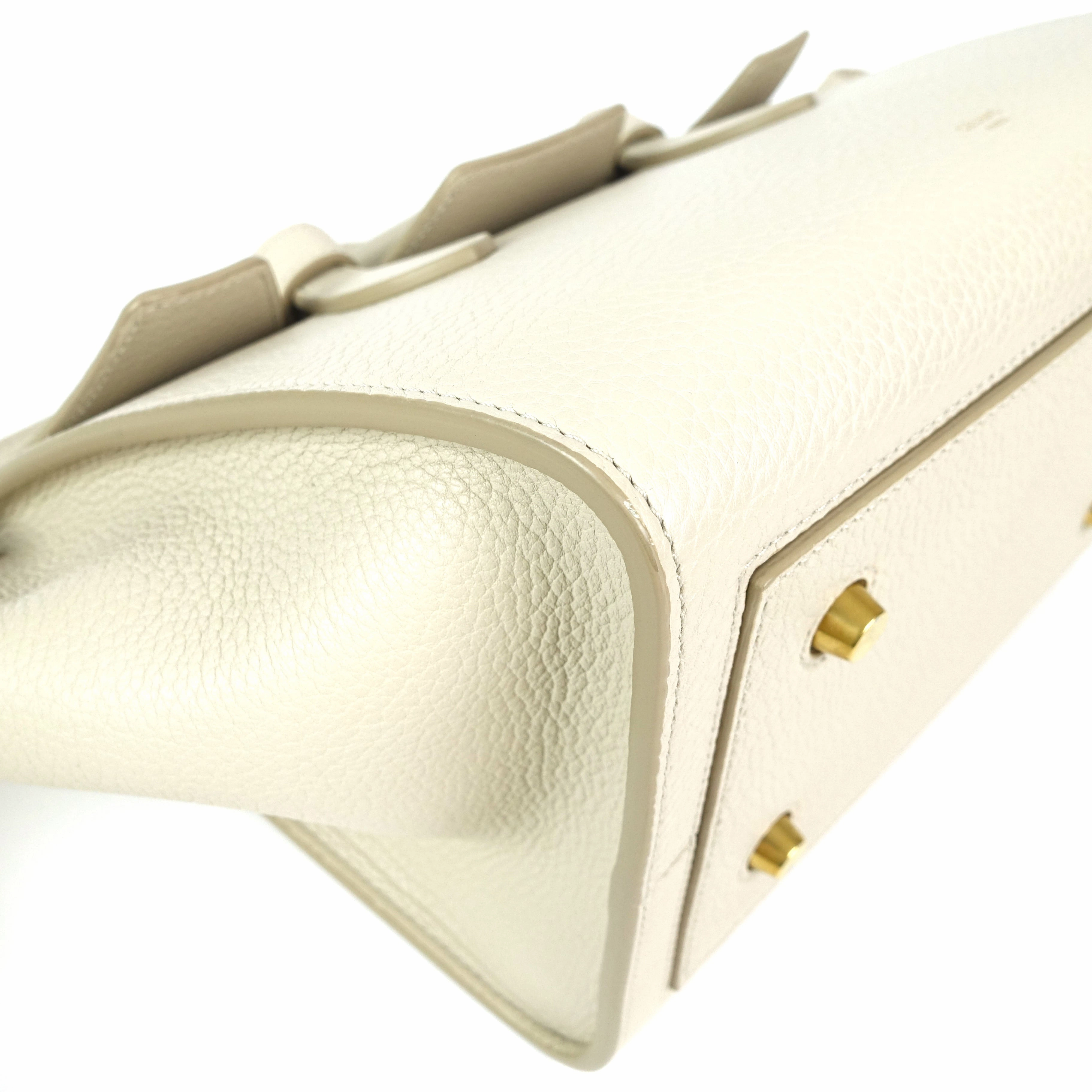 Calf Leather Knotted Handles Bag