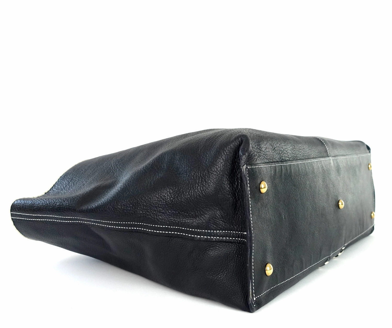 Calf Leather Reversible Tote Bag