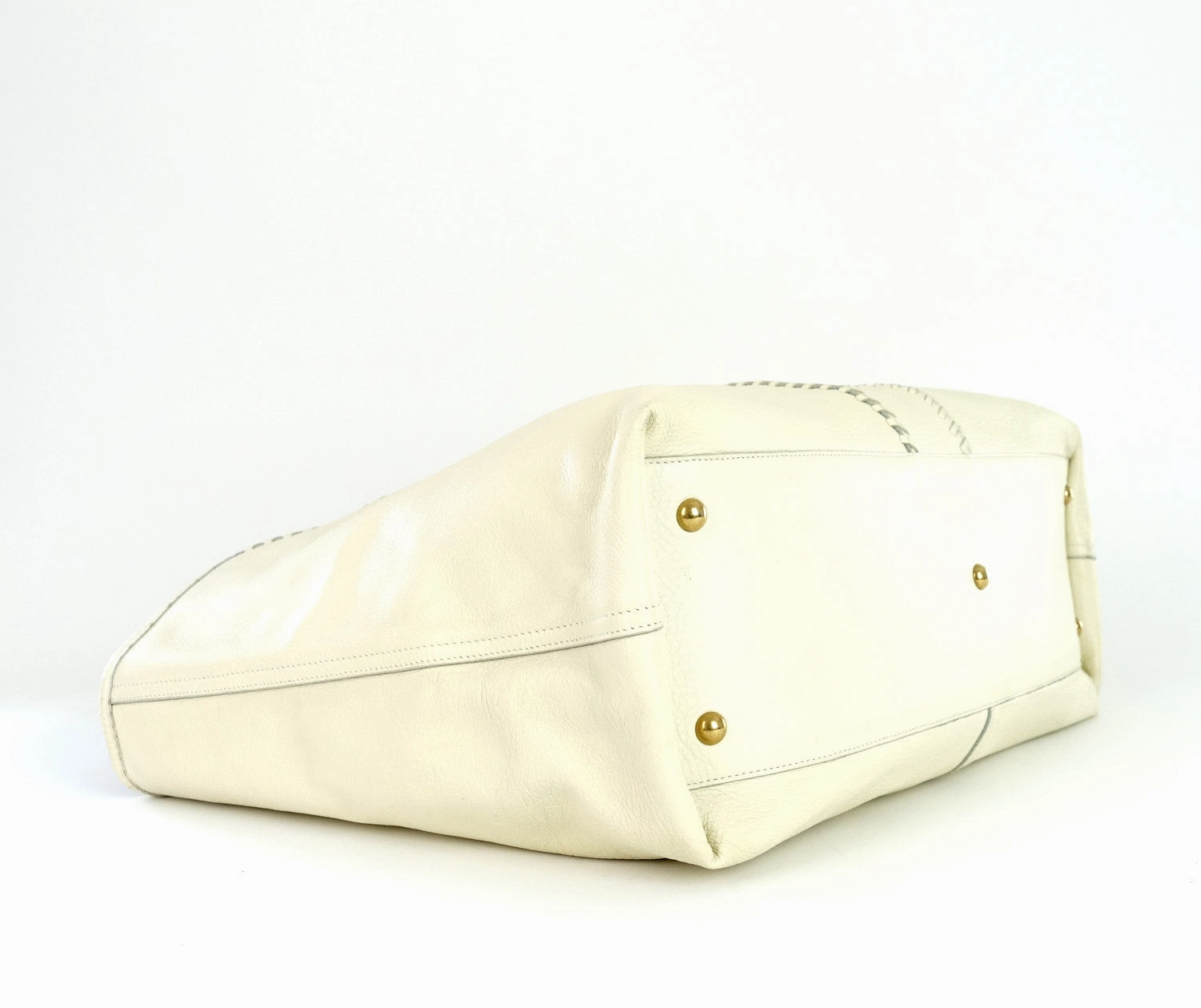 Calf Leather Reversible Tote Bag