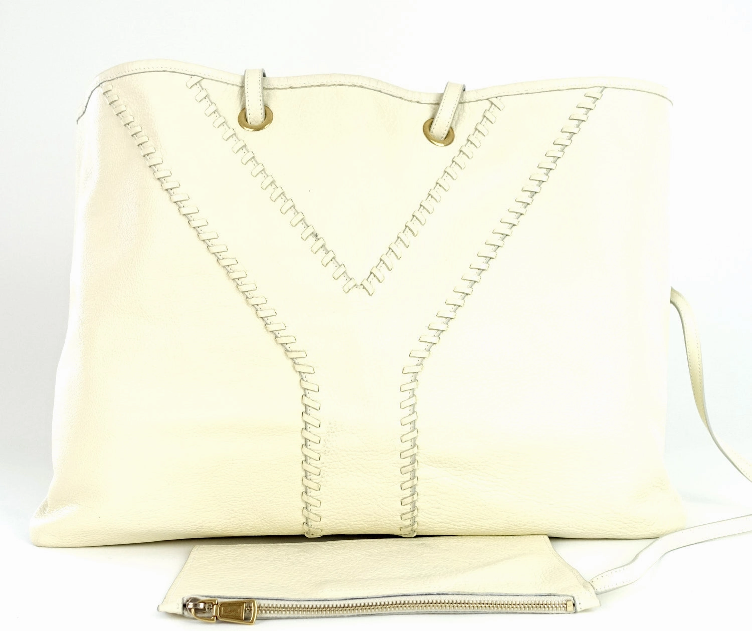 Calf Leather Reversible Tote Bag