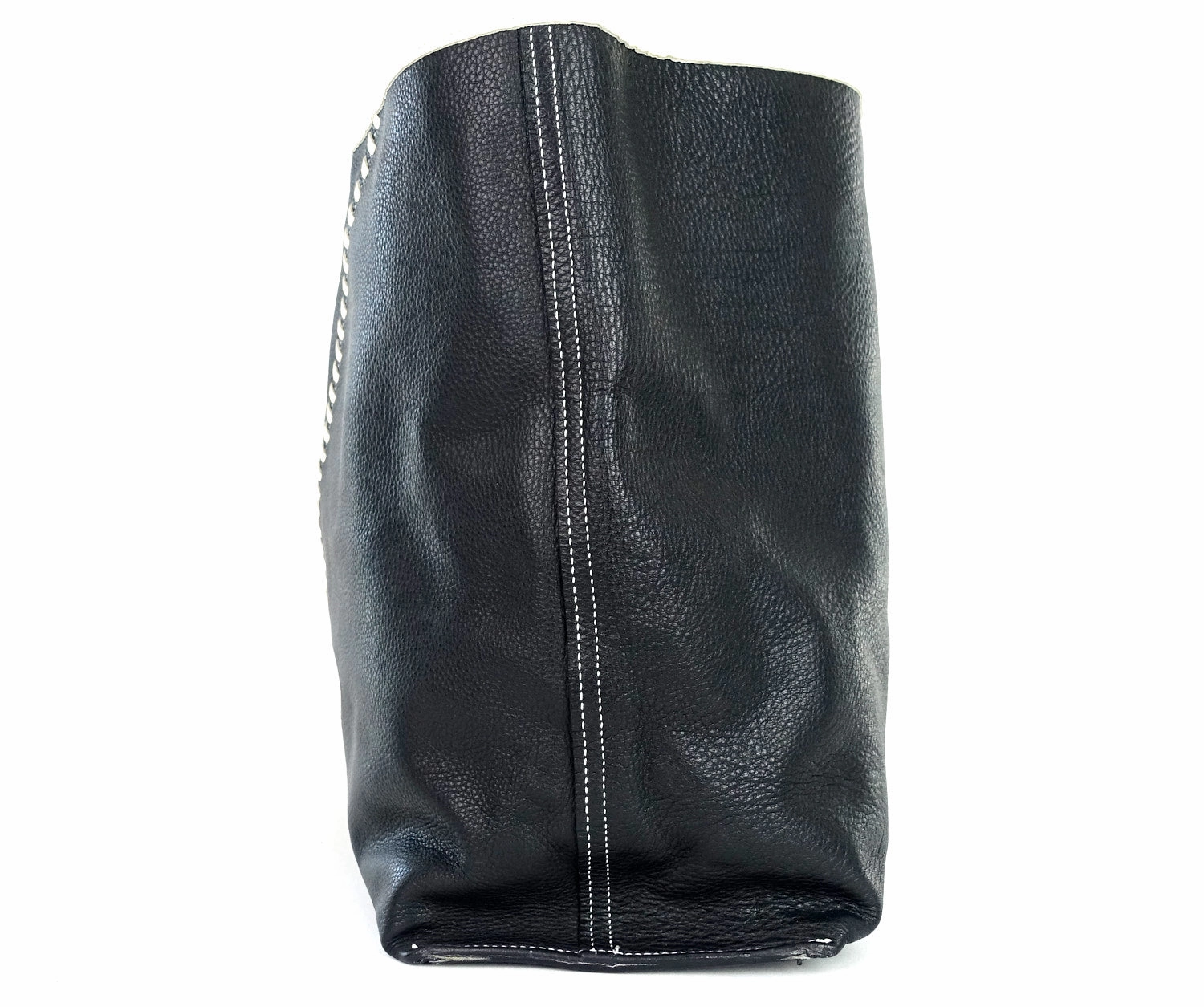 Calf Leather Reversible Tote Bag