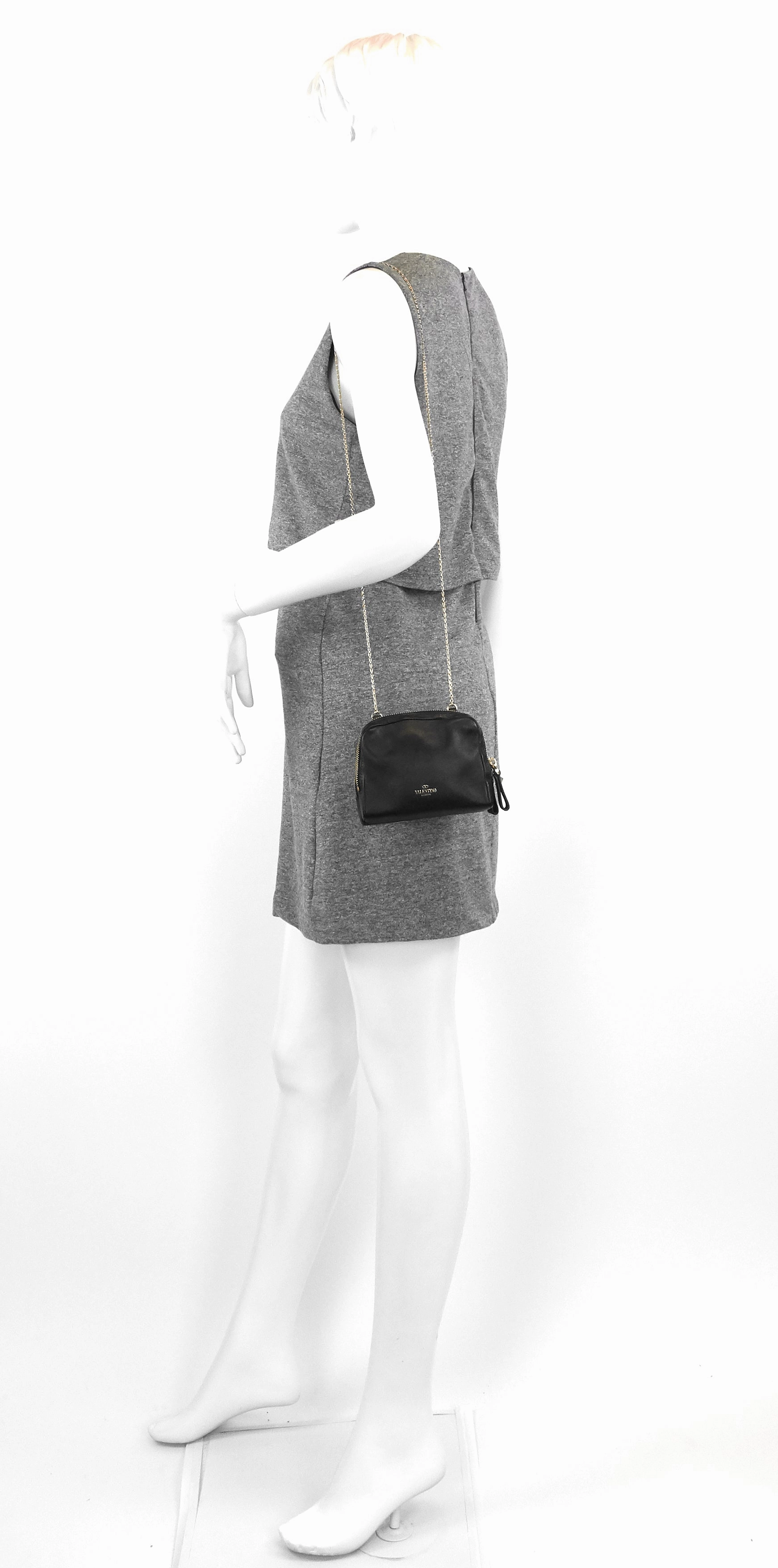 Calfskin Leather Wallet on Chain WOC