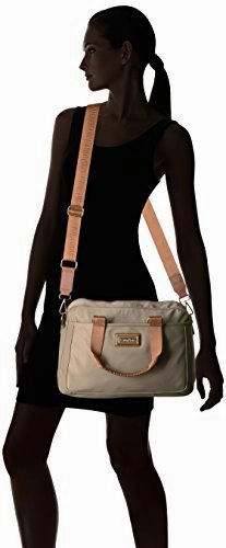 Calvin Klein Belfast Nylon Commuter Bag Messenger Bag Bag, LIGHT KHAKI, One Size