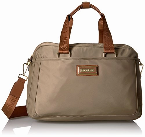 Calvin Klein Belfast Nylon Commuter Bag Messenger Bag Bag, LIGHT KHAKI, One Size