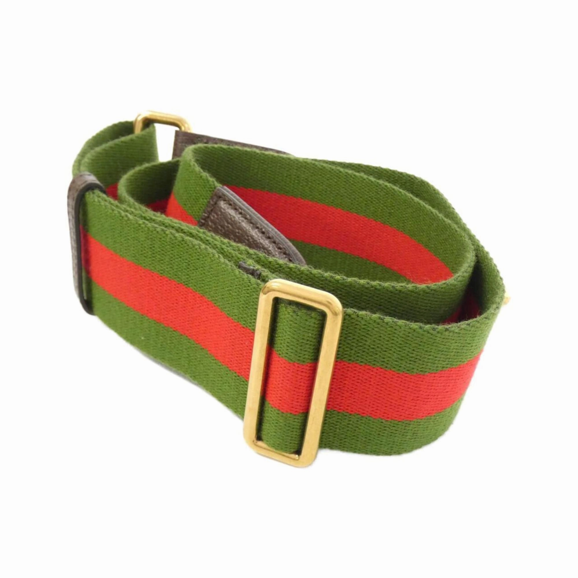 Canvas Bamboo Shoulder Bag with Box and Dust Bag