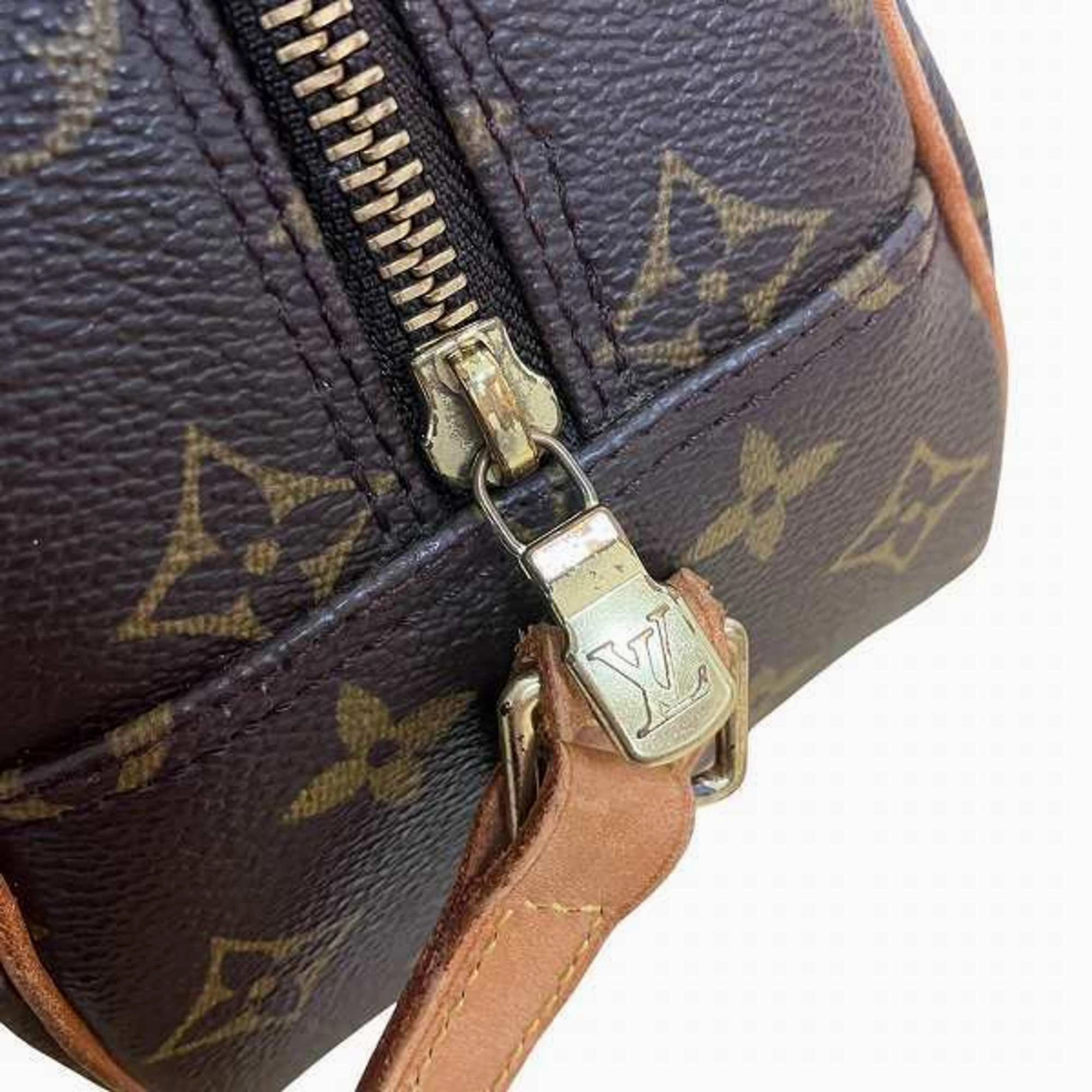Canvas Crossbody Bag with Metal Fittings