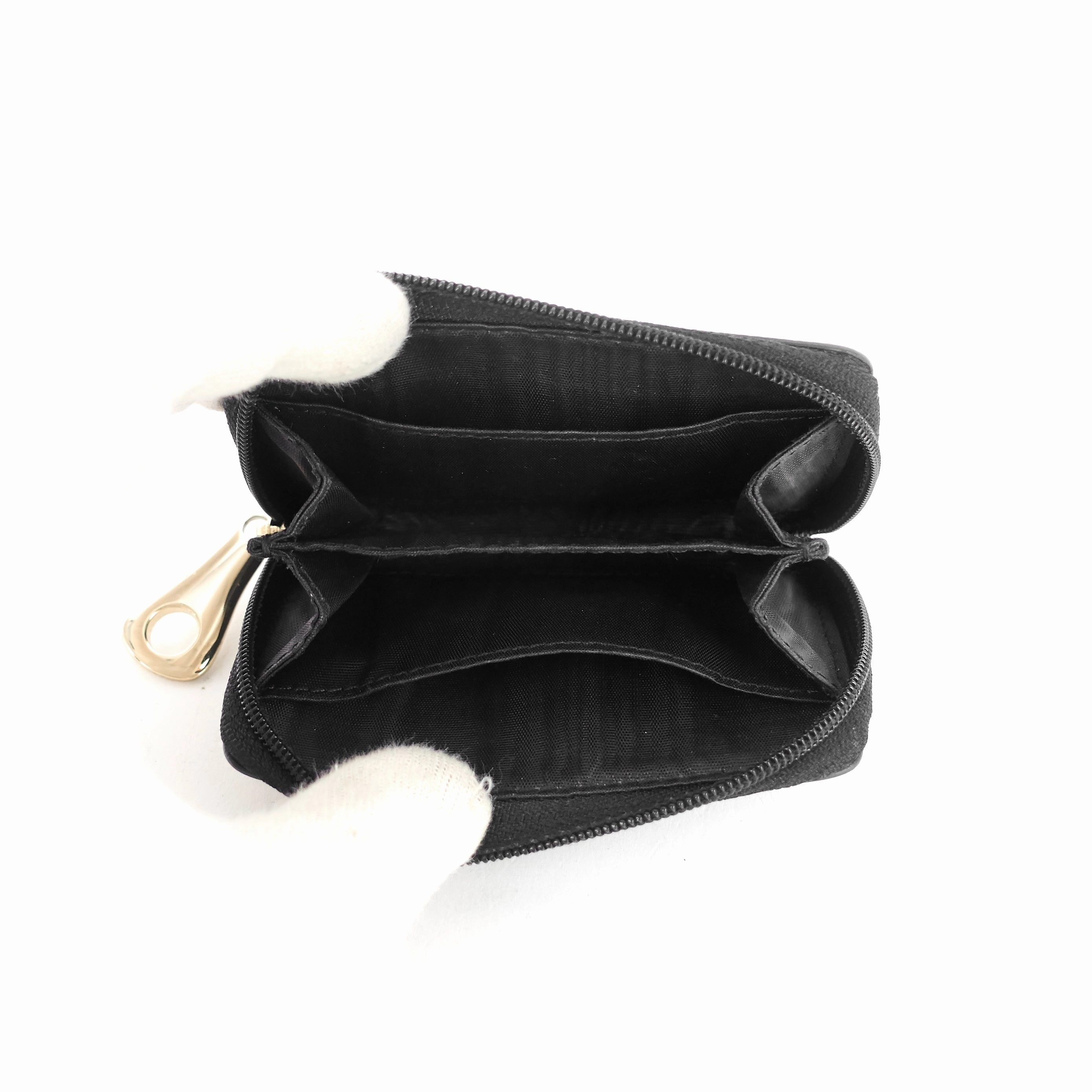 Carriage-Printed Coated Canvas Pouch