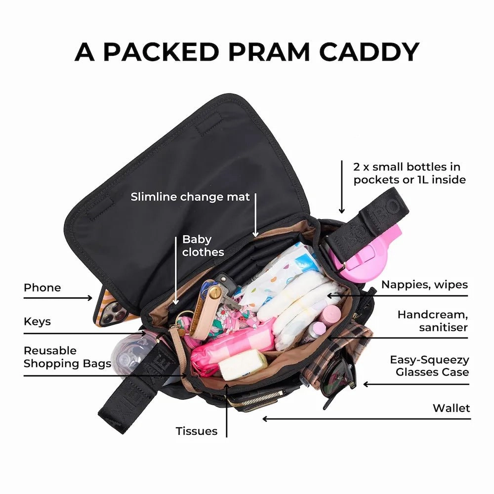 Carryall Pram Caddy -- Leopard