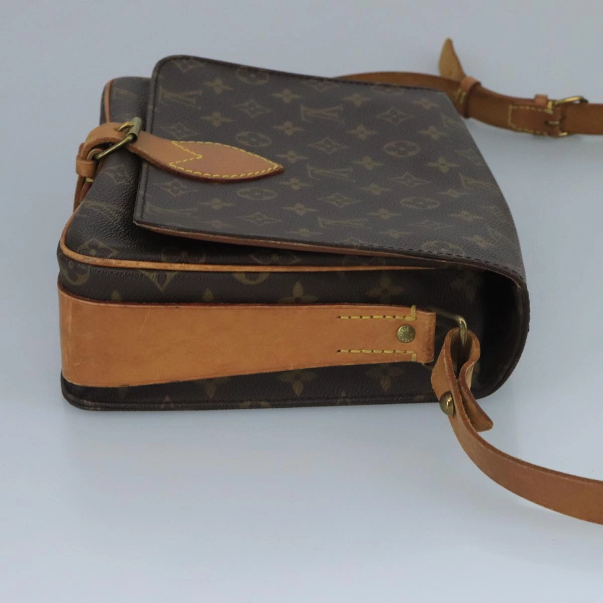 Cartouchiere Canvas Shoulder Bag