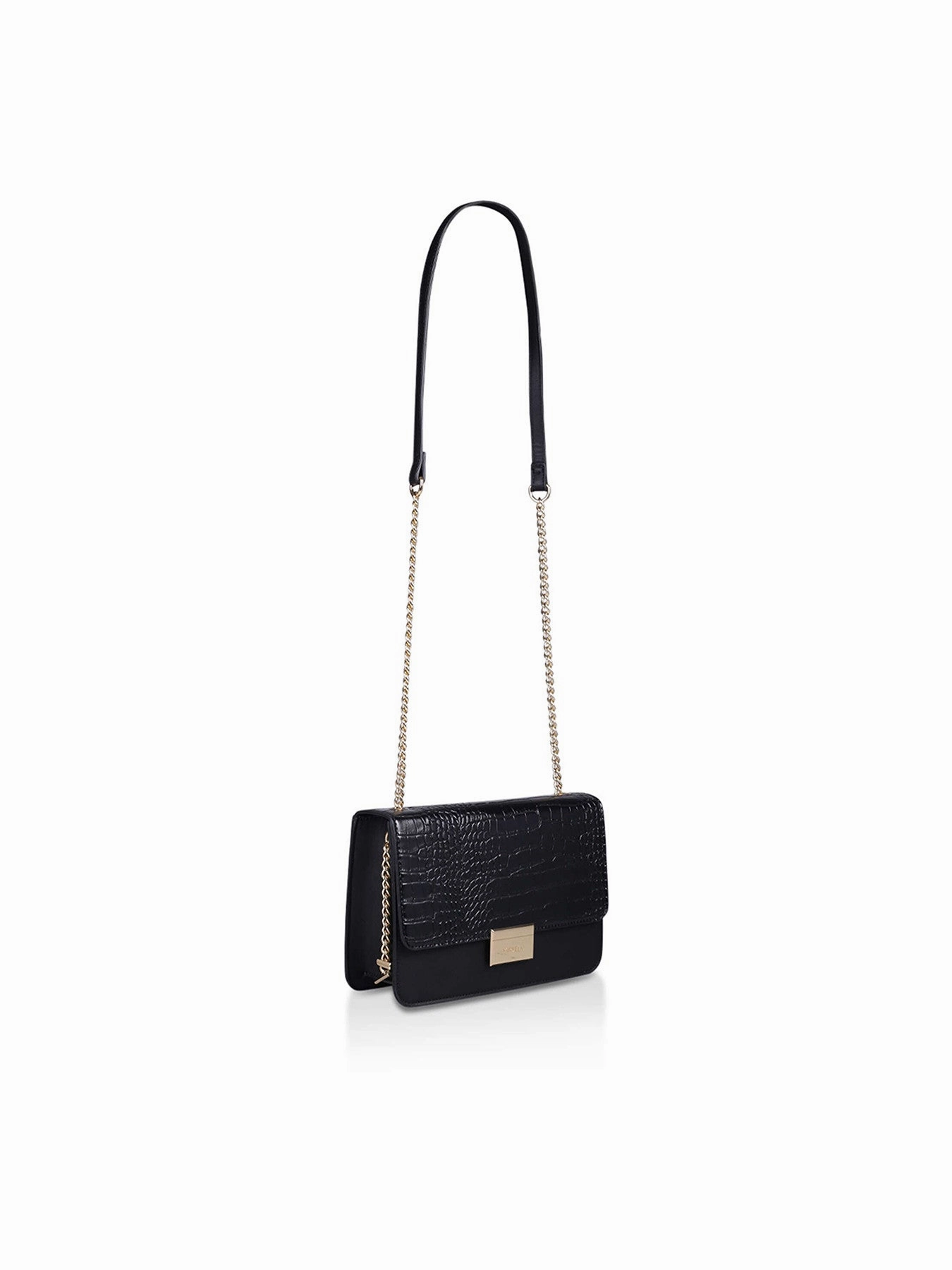 Carvela Bee Midi Crossbody bag -Black