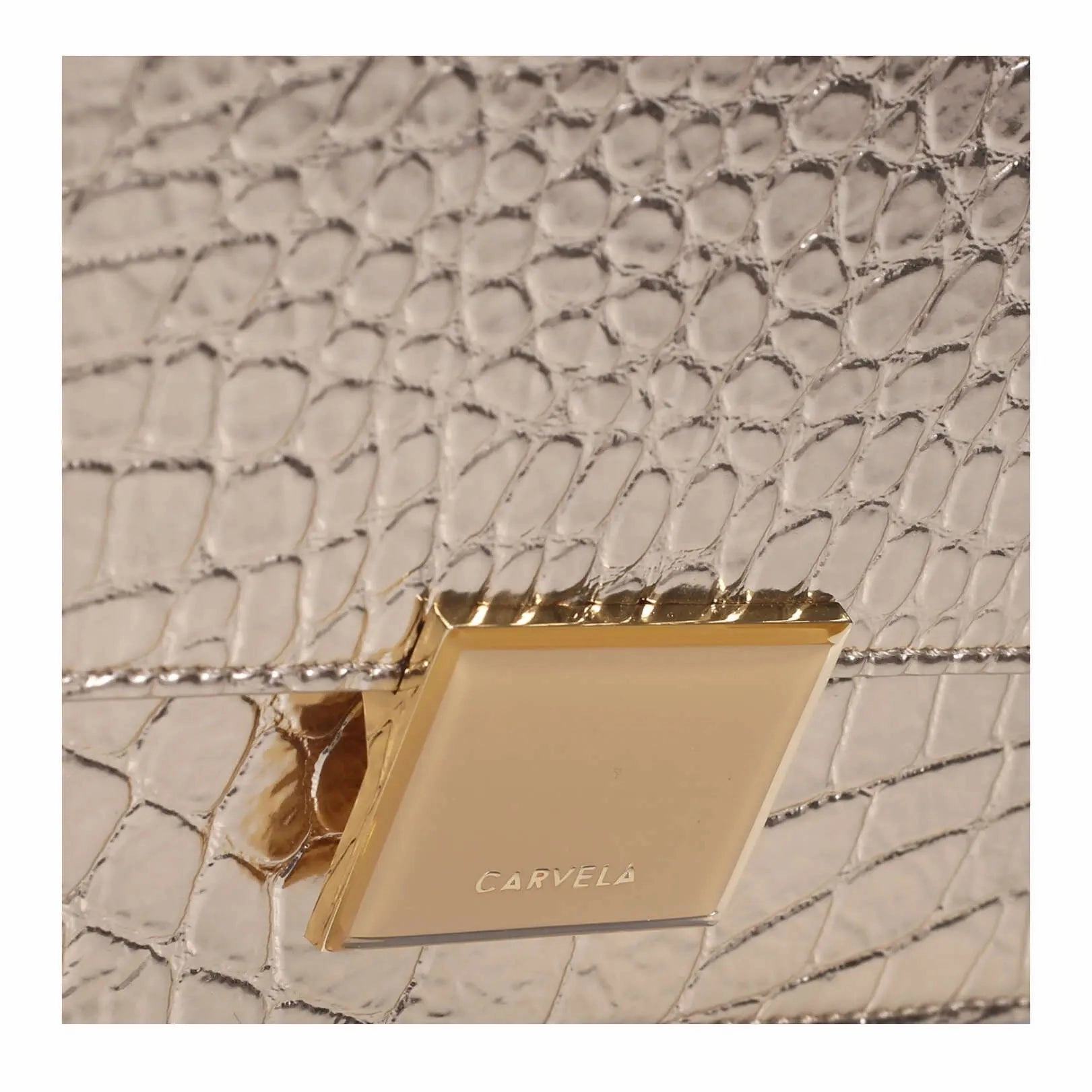 Carvela Jessica Back Pocket Crossbody bag-Gold