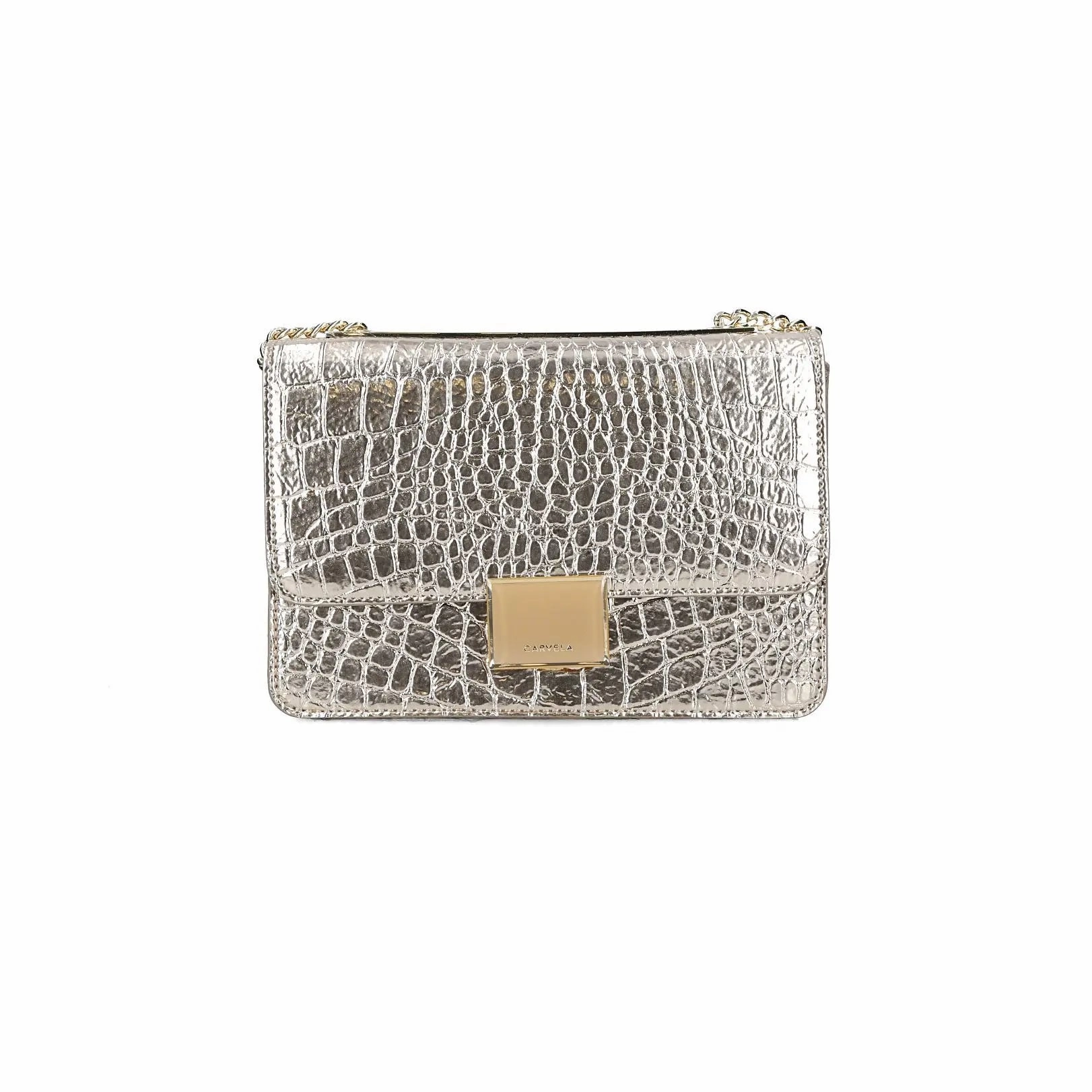 Carvela Jessica Back Pocket Crossbody bag-Gold