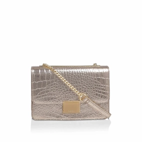 Carvela Jessica Back Pocket Crossbody bag-Gold