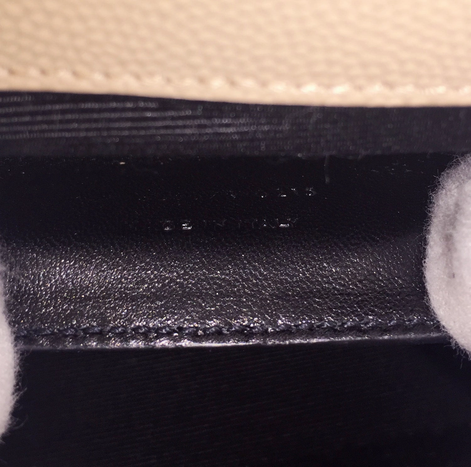Cassandre Grain de Poudre Calf Leather Bag