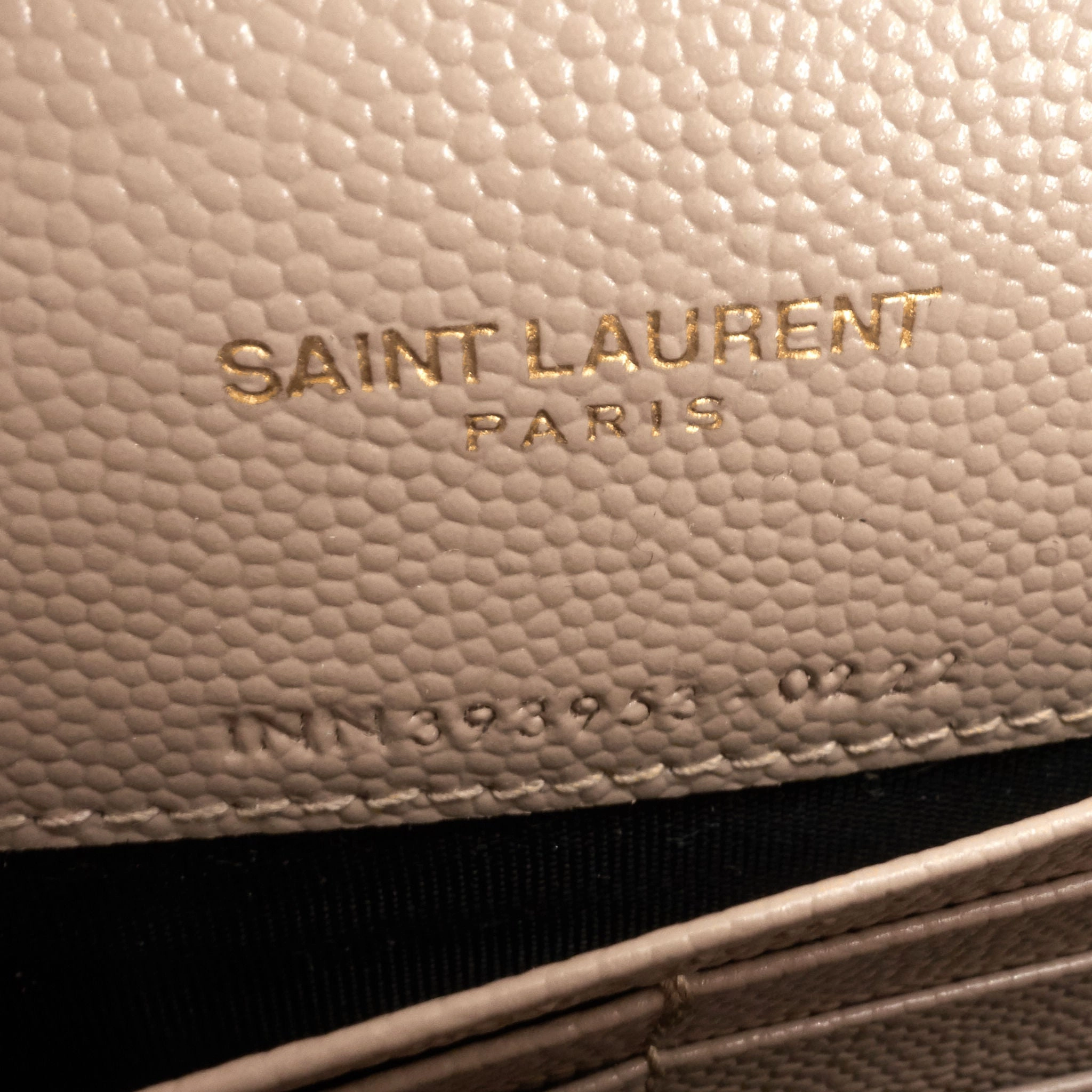 Cassandre Grain de Poudre Leather Wallet on Chain Bag