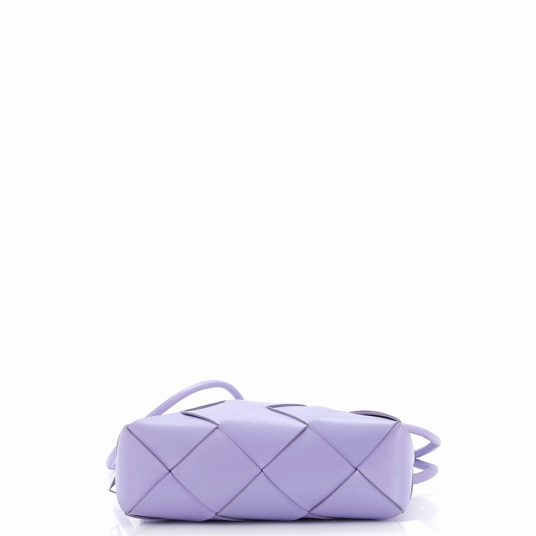 Cassette Camera Crossbody Bag Maxi Intrecciato Leather Small