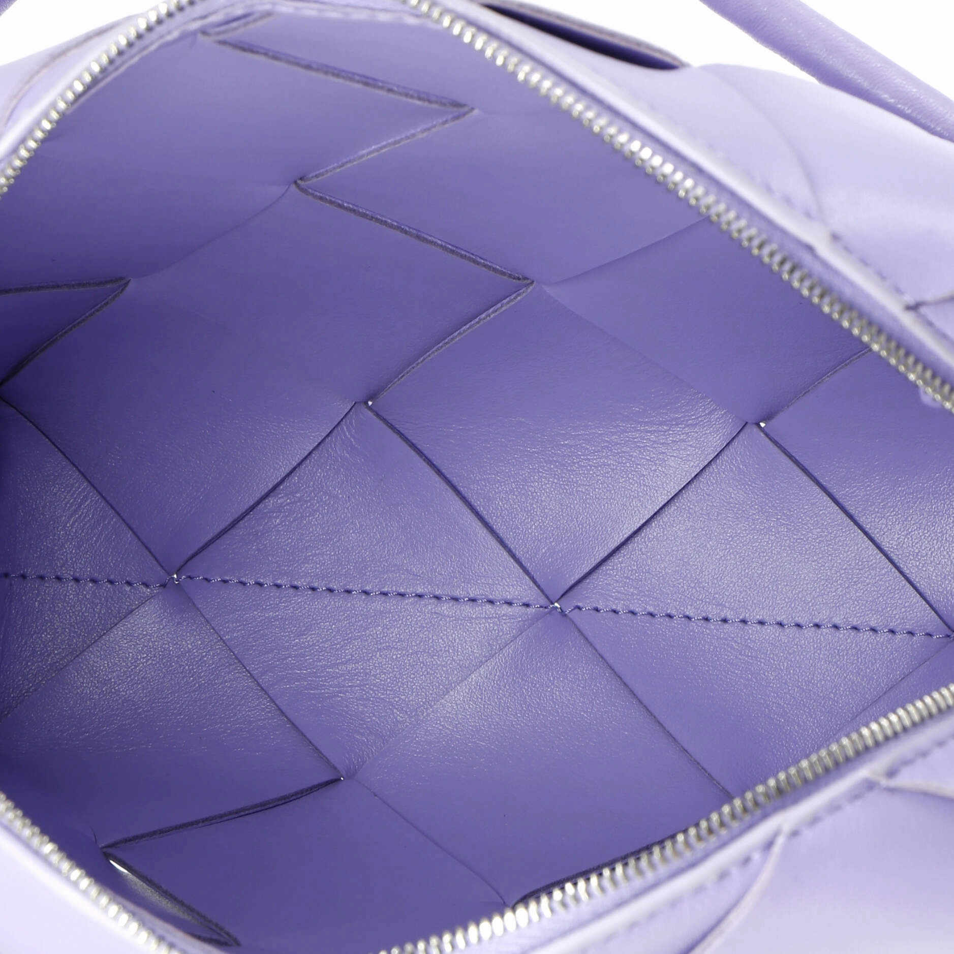 Cassette Camera Crossbody Bag Maxi Intrecciato Leather Small