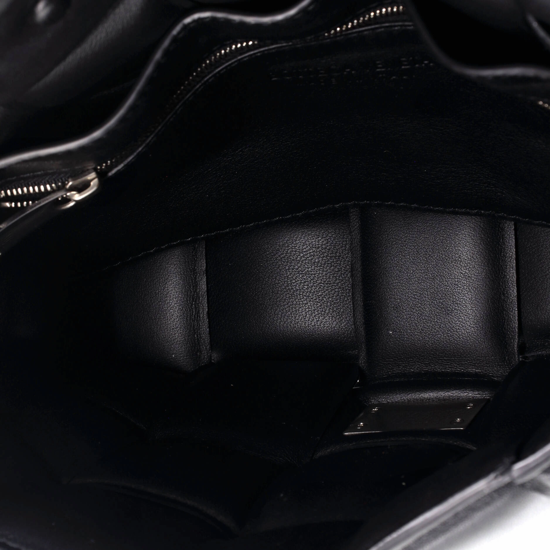Cassette Chain Crossbody Bag Padded Maxi Intrecciato Leather