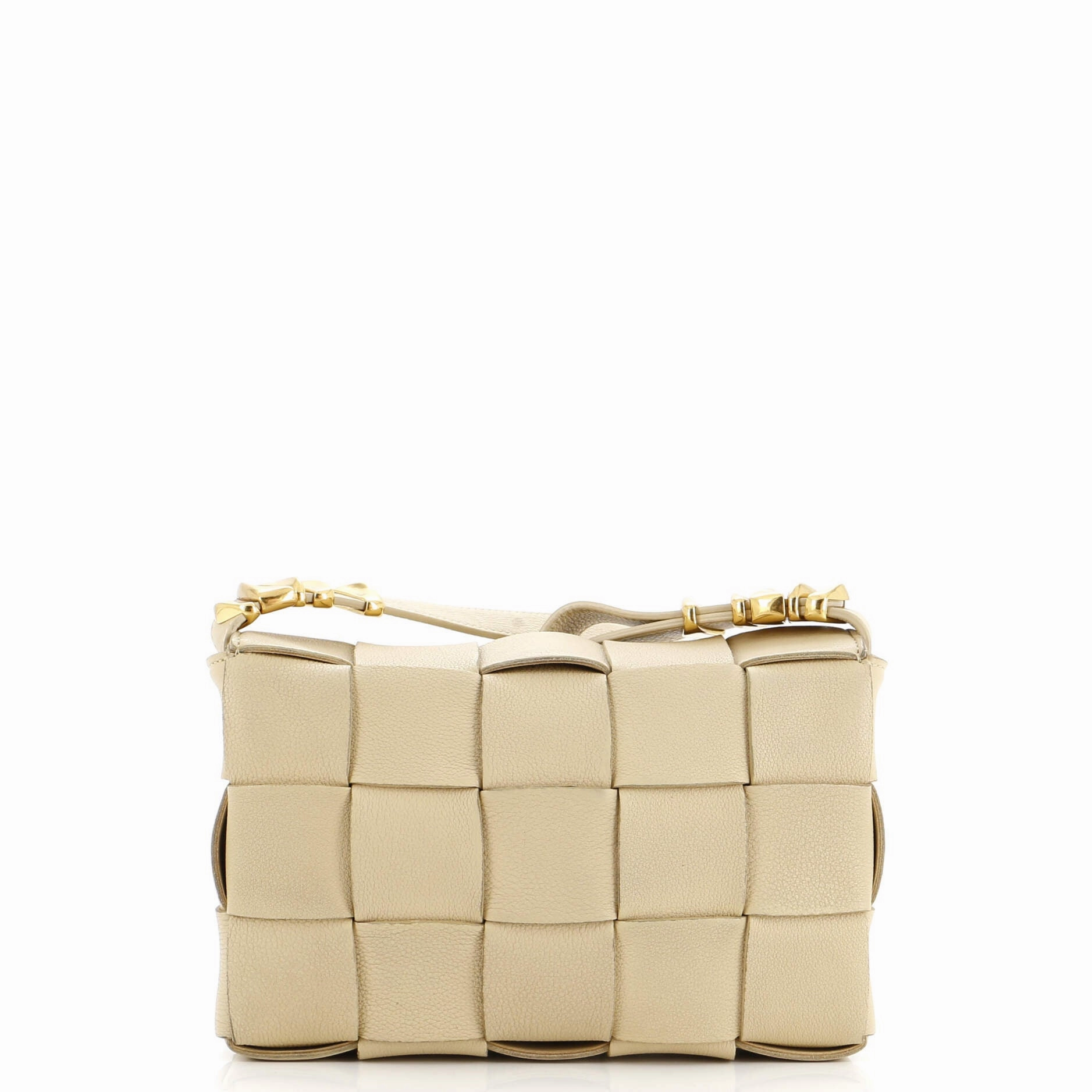 Cassette Crossbody Bag Maxi Intrecciato Grained Leather