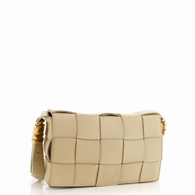Cassette Crossbody Bag Maxi Intrecciato Grained Leather