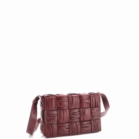 Cassette Crossbody Bag Maxi Intrecciato Plisse Leather