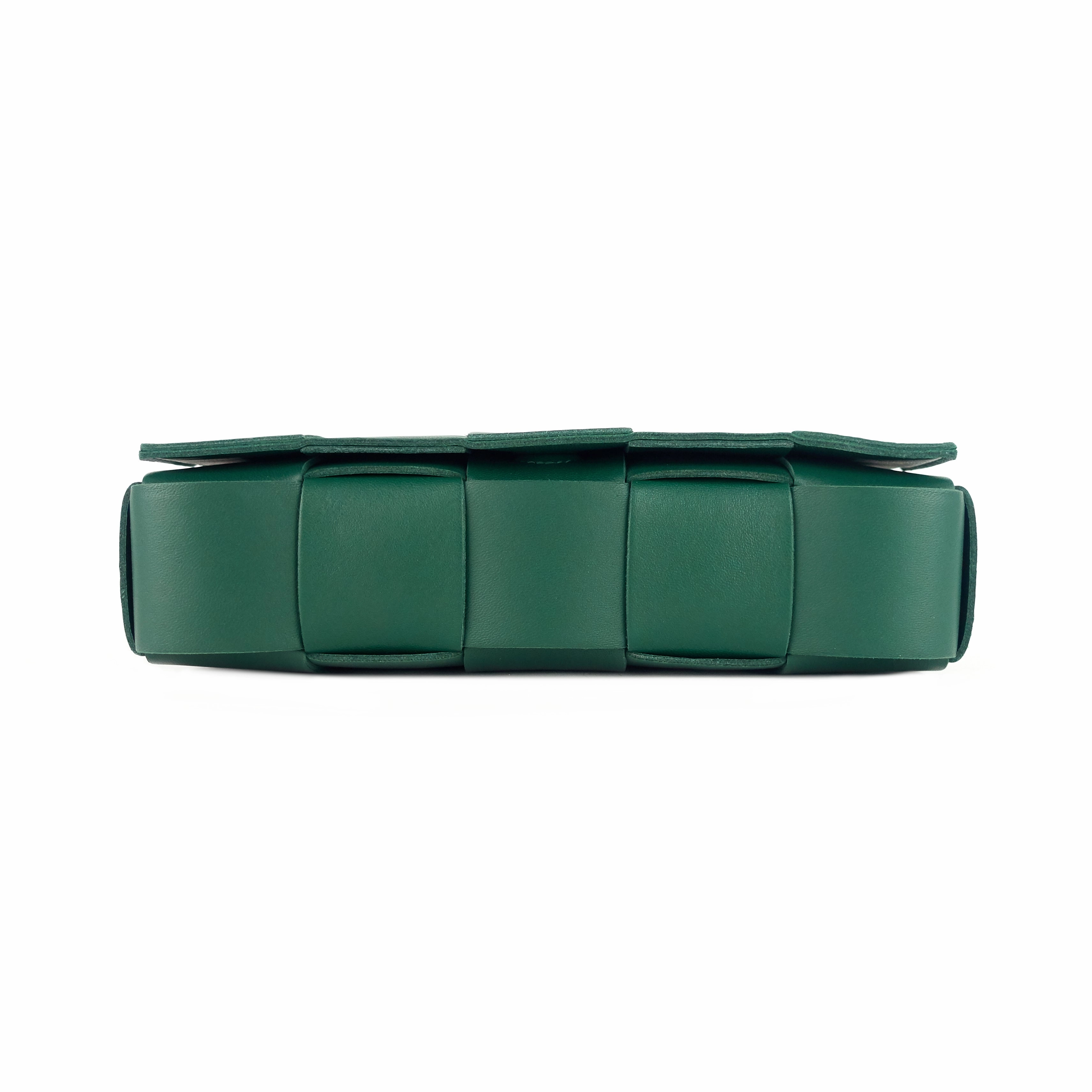 Cassette Intrecciato Leather Maxi Crossbody Bag