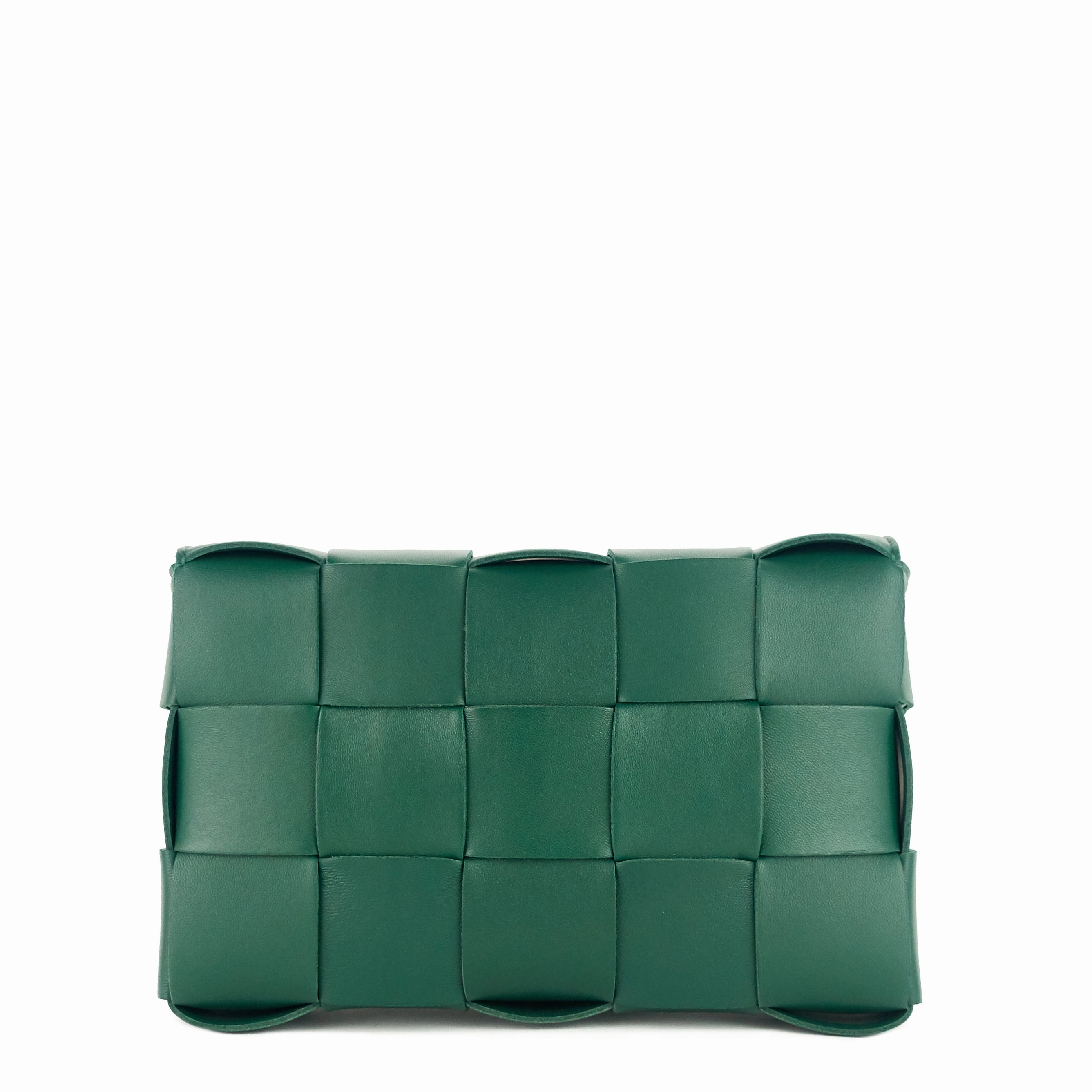 Cassette Intrecciato Leather Maxi Crossbody Bag