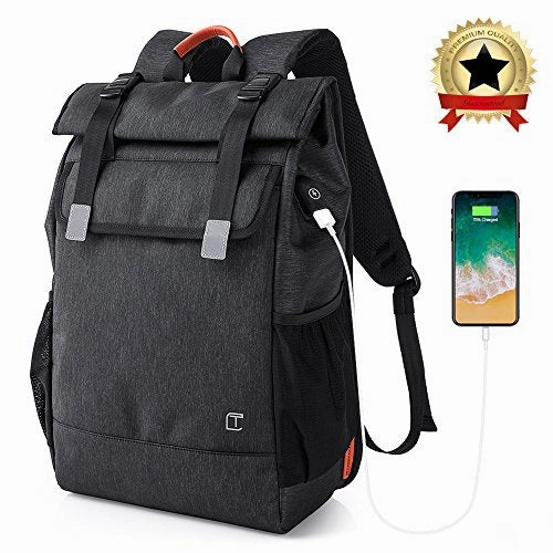Casual Laptop Backpack, Ice Frog Anti-Theft College Business Travel Backpack Waterproof Outdoor