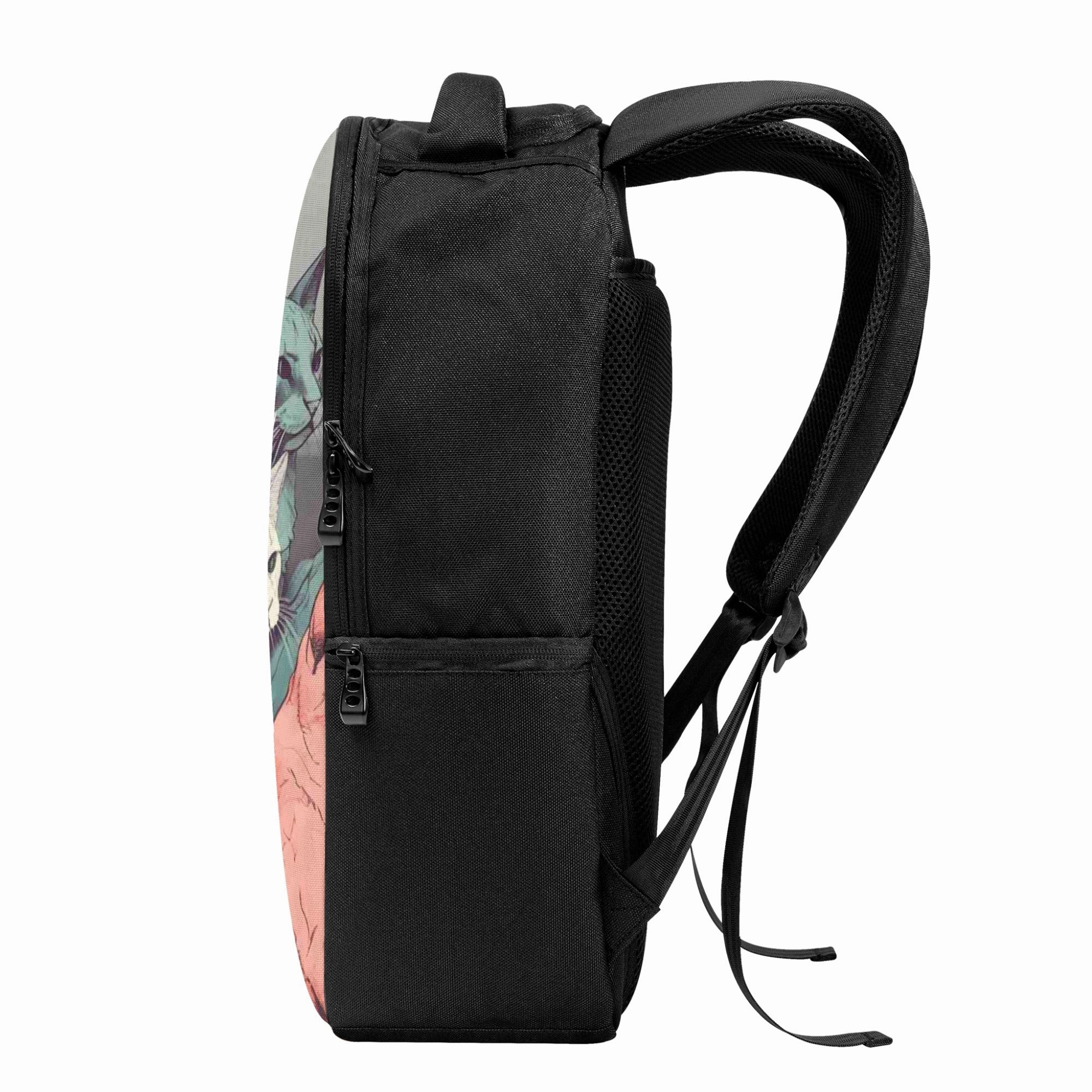 Cat Print  Laptop Backpack