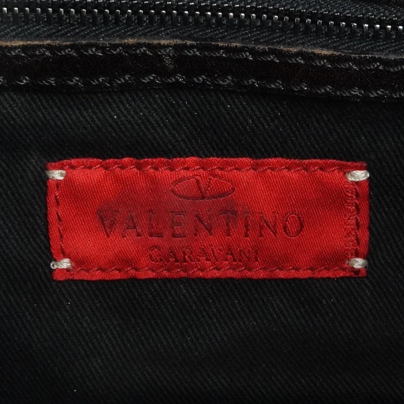 Catch Purse Crystal Logo Clasp Leather Bag