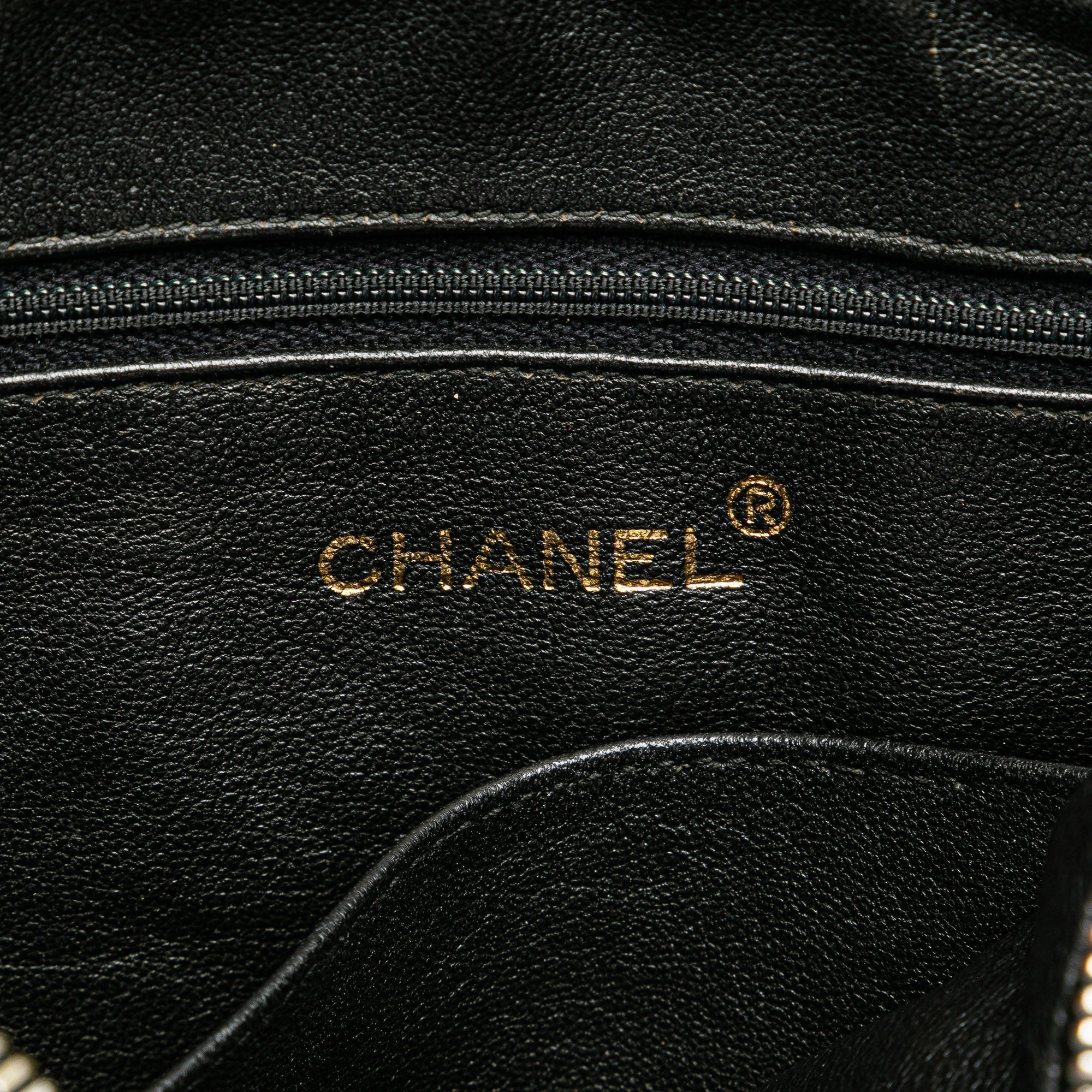 CC Diagonal Quilted Caviar Crossbody
