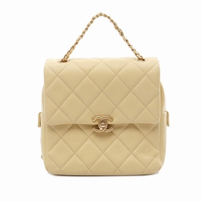 CC Quilted Caviar Chain Melody Backpack