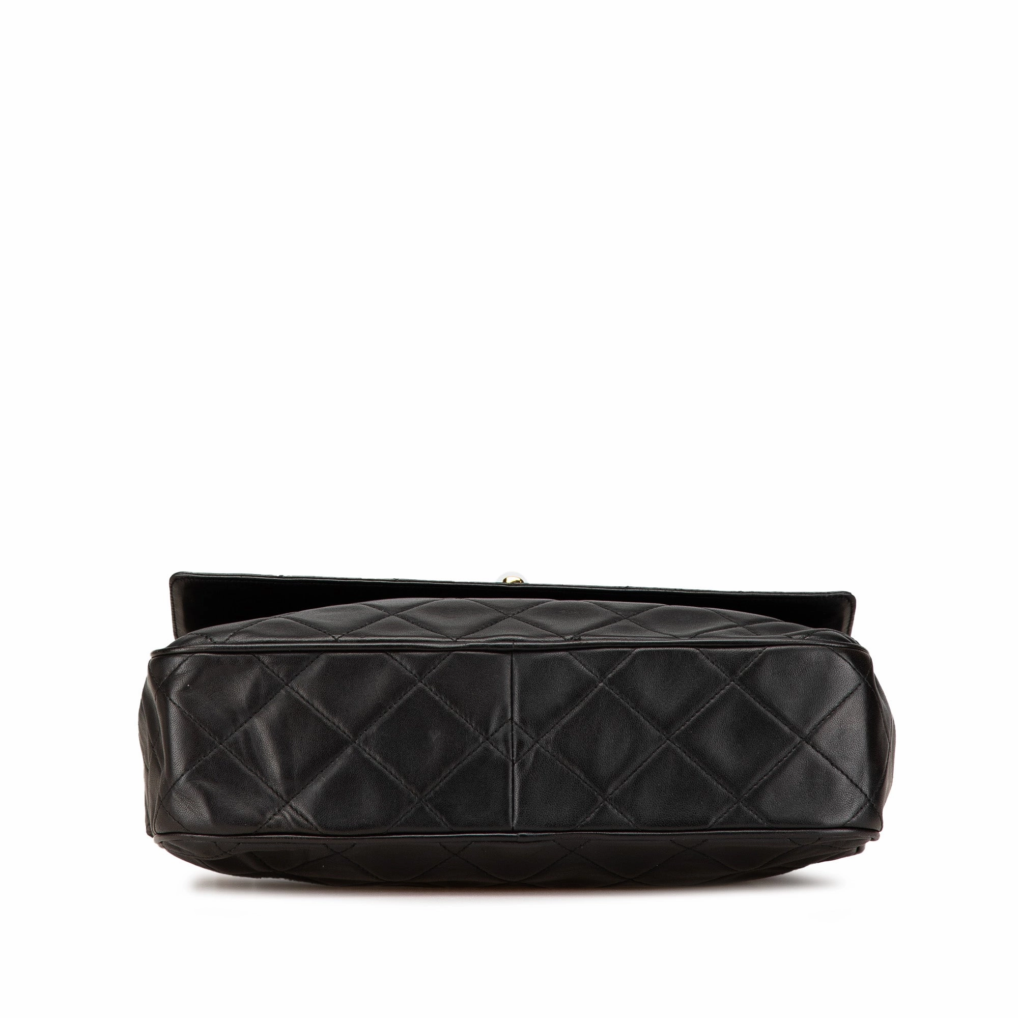 CC Quilted Lambskin Tassel Crossbody