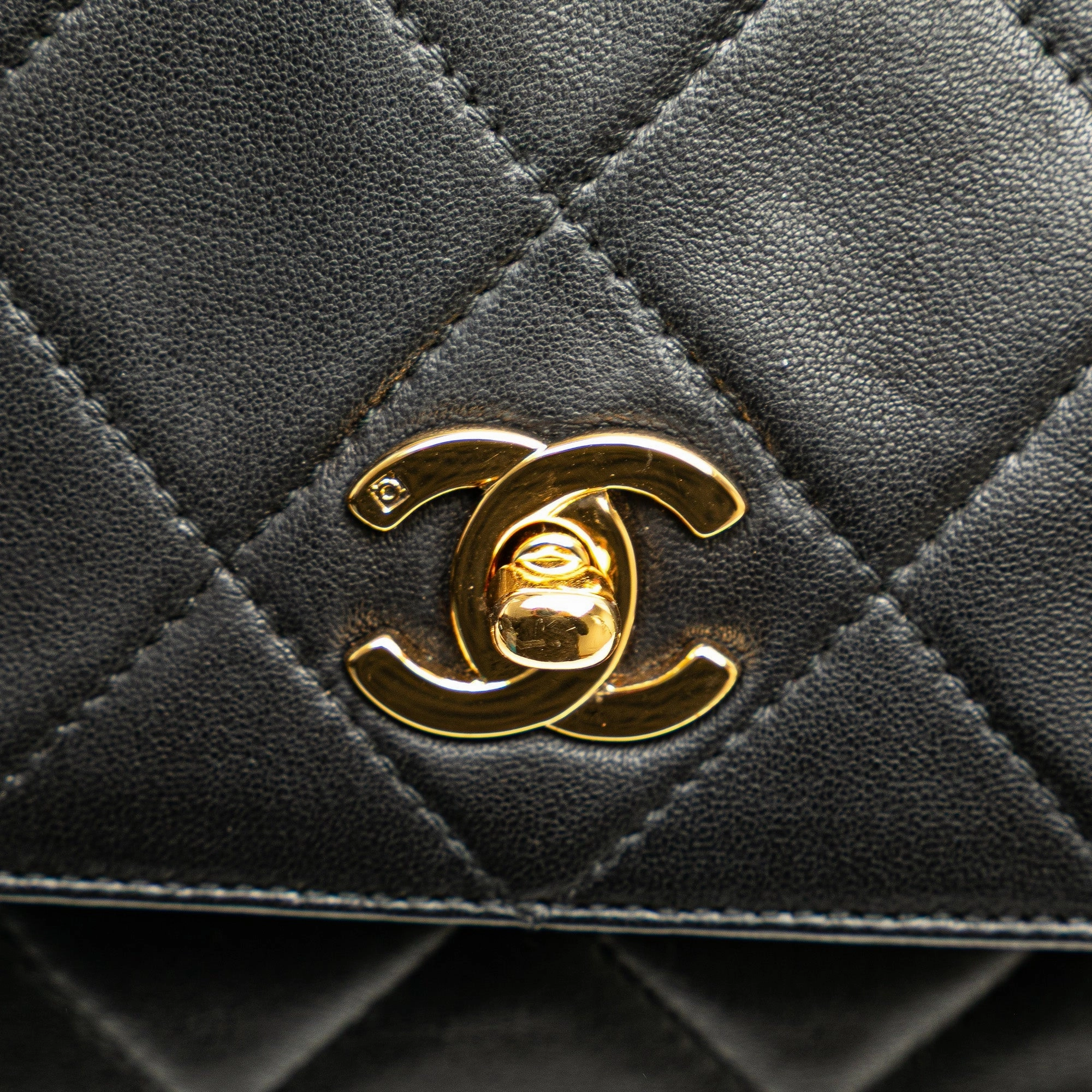 CC Quilted Lambskin Tassel Crossbody