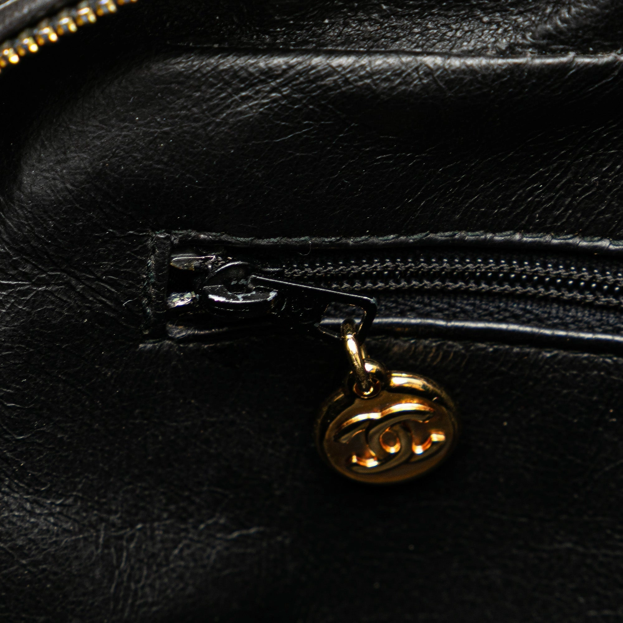 CC Quilted Lambskin Tassel Crossbody