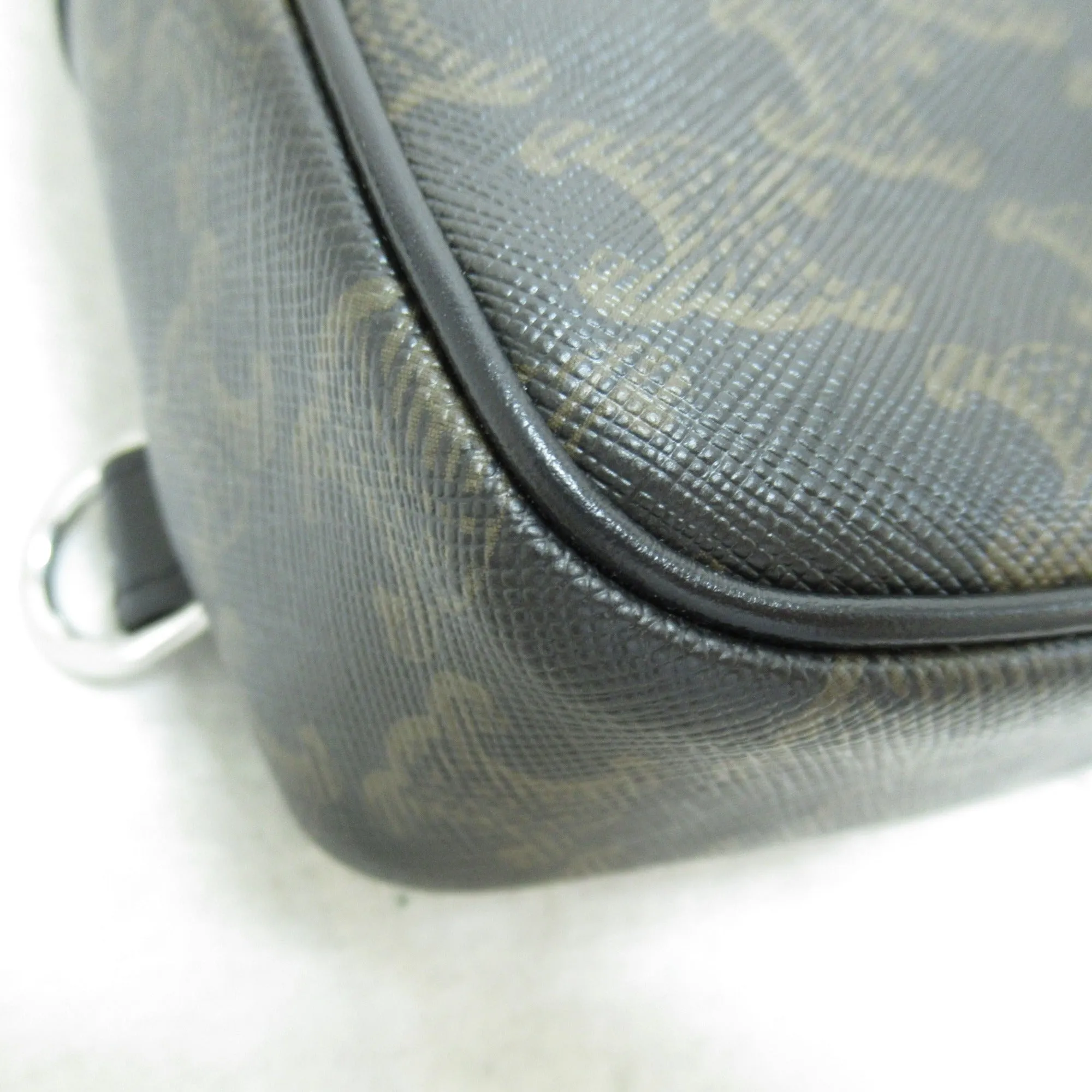 Celine Crossbody bag Shoulder Bag Black PVC coated canvas 111632EU138SI