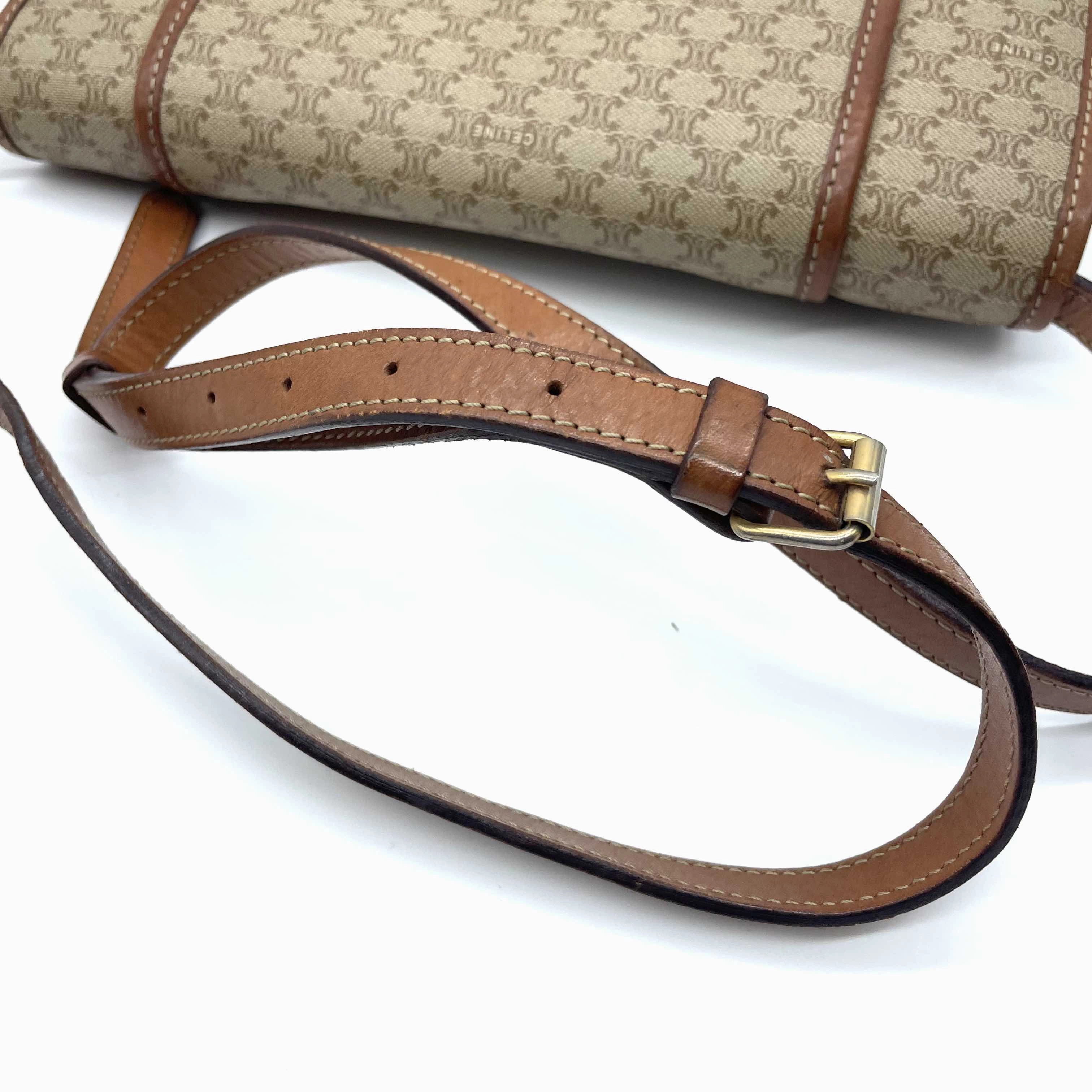 Celine Macadam Tan Shoulder Bag