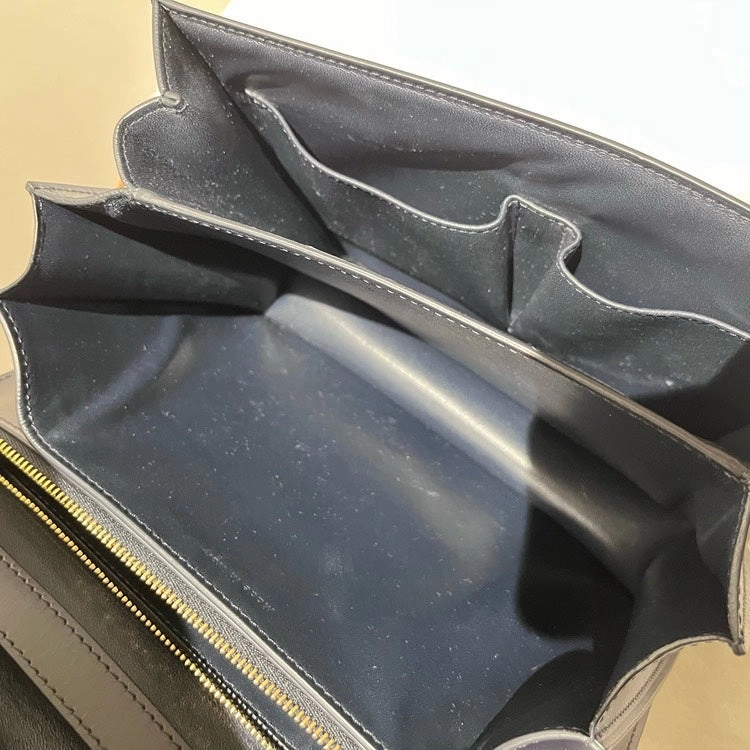 Celine Shoulder Bag Medium Indigo Leather