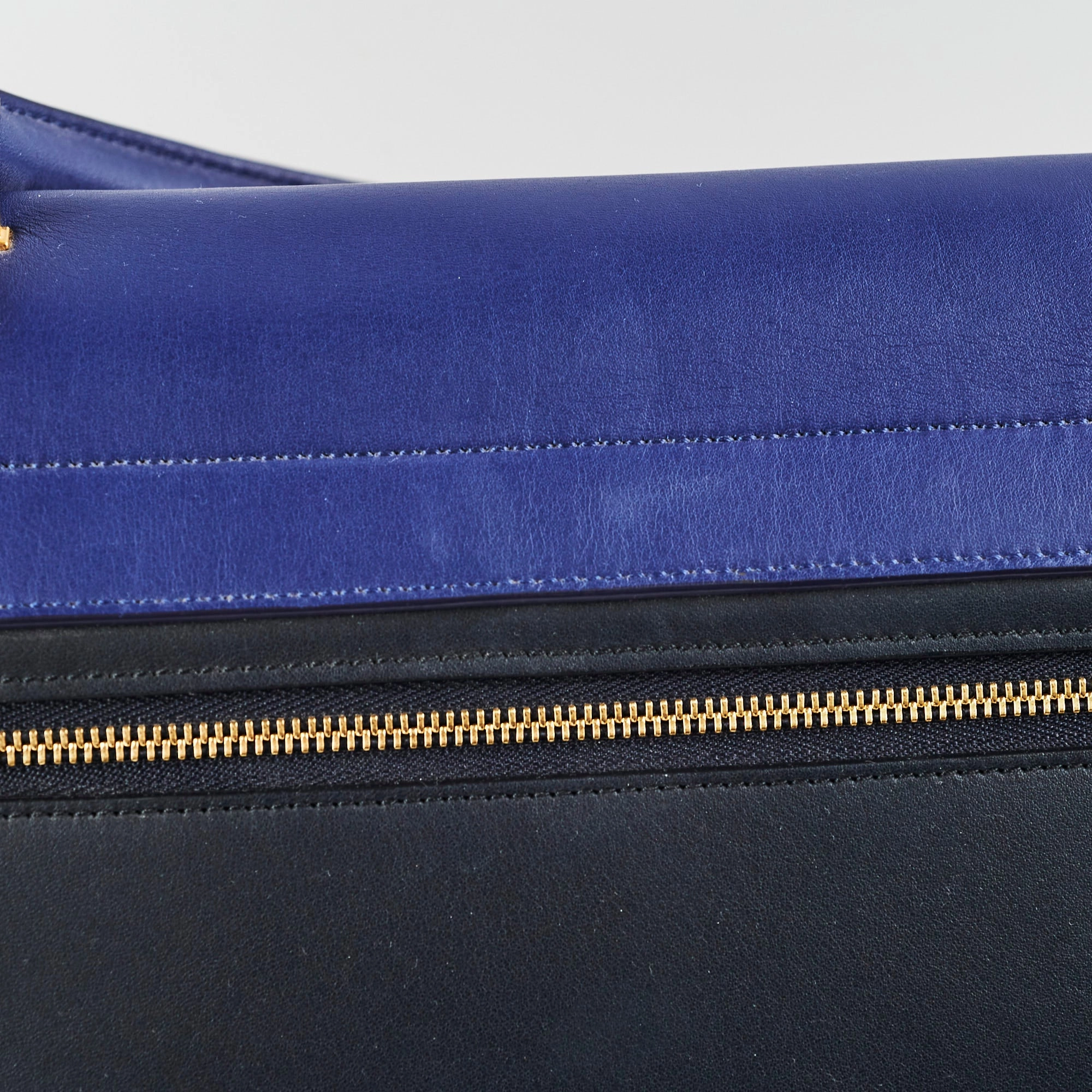 Celine Trapeze Medium Blue/Navy