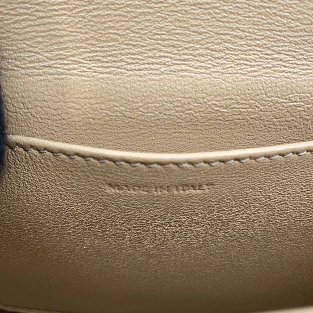 CELINE Triomphe ChainShoulder Gold Sequins Leather Size Mini