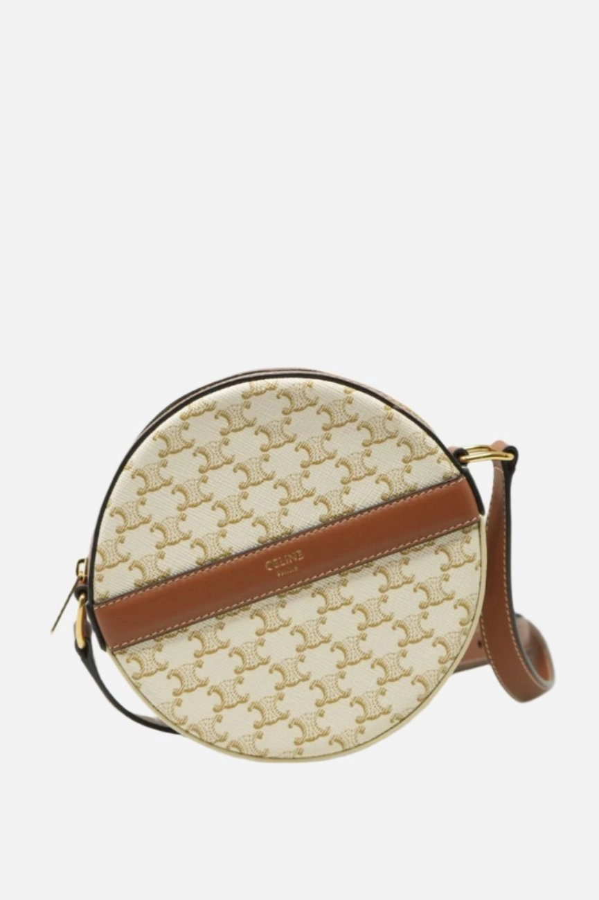 Celine Triomphe Round Crossbody