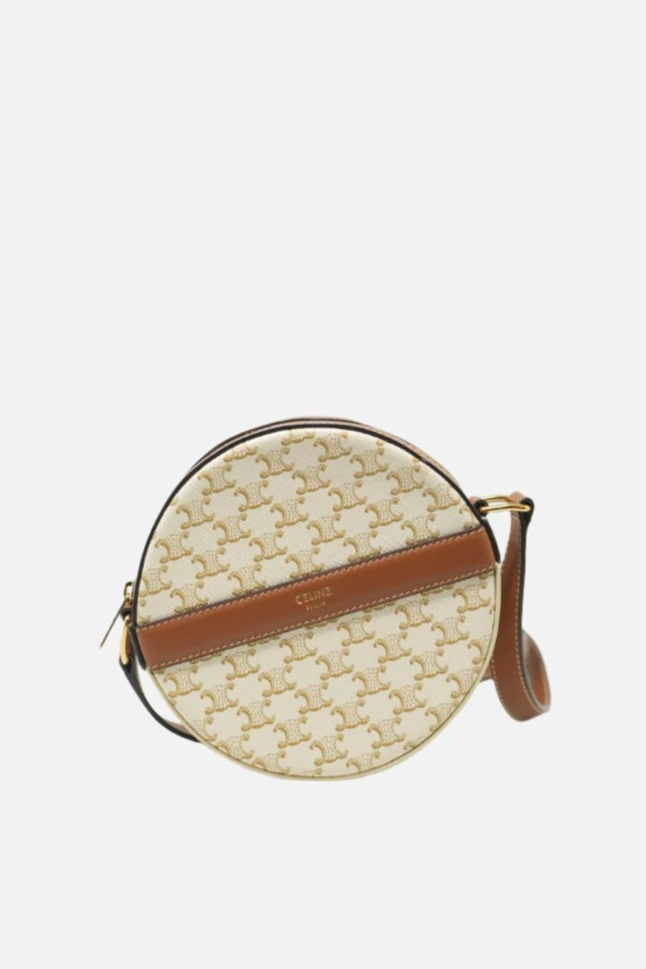 Celine Triomphe Round Crossbody