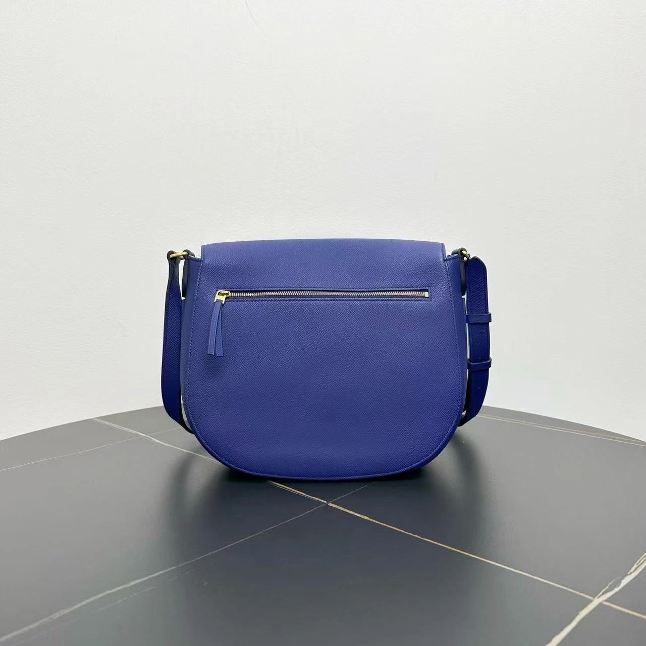 Celine Trotteur Blue Shoulder Bag