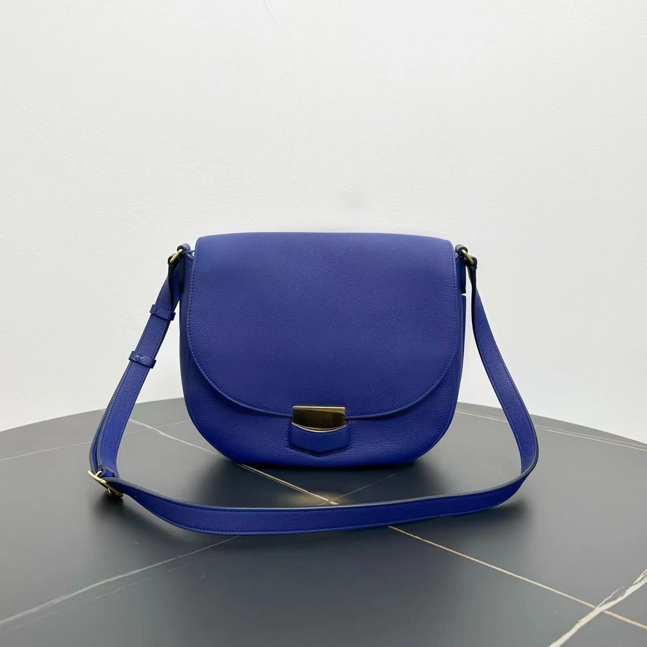 Celine Trotteur Blue Shoulder Bag