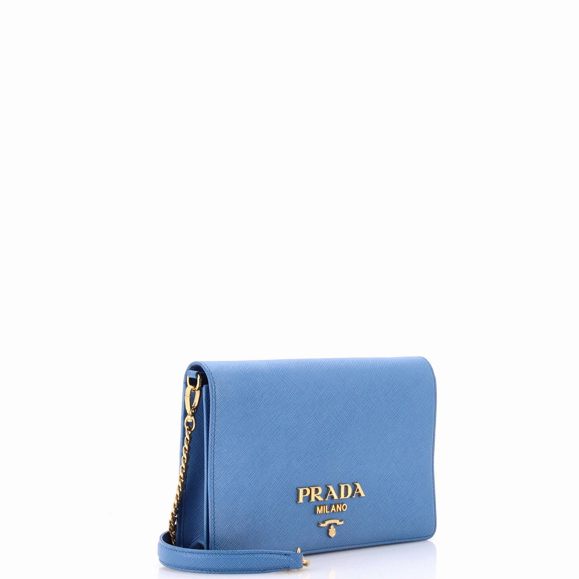 Chain Wallet Crossbody Saffiano Leather