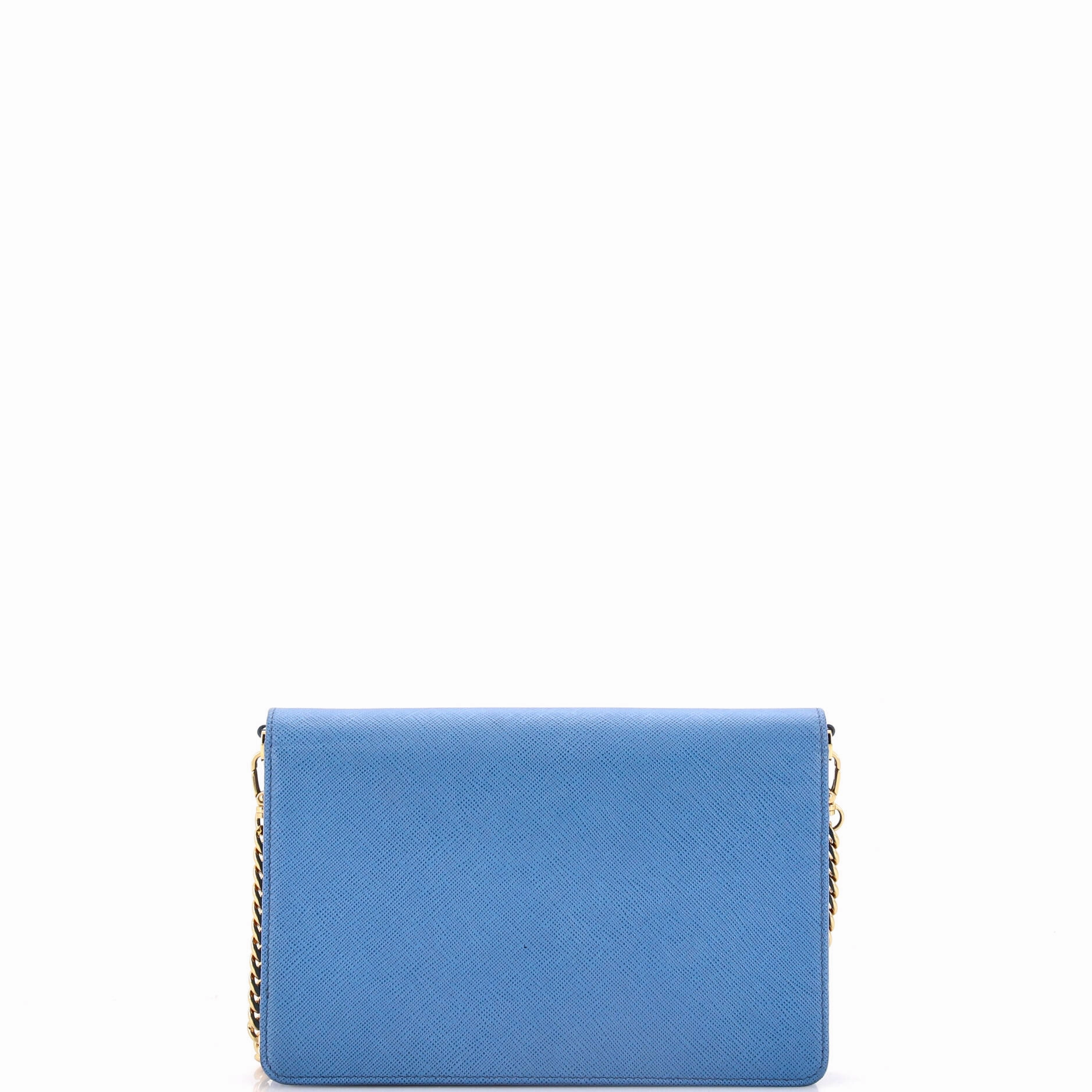 Chain Wallet Crossbody Saffiano Leather
